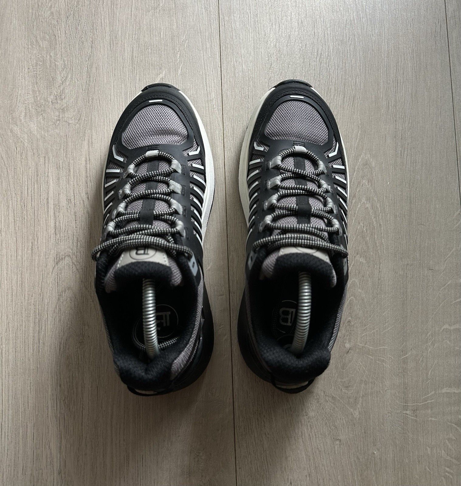 Balmain Balmain B-Trail Sneakers Black Gray Mens Shoes size 40 Size US 7.5 / EU 40-41 - 5 Thumbnail