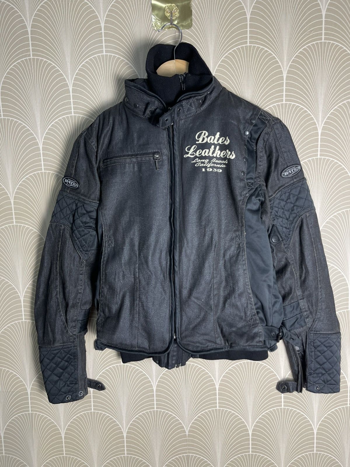 Bates Hats × Vanson Leathers VINTAGE BATES LEATHERS BIKER JACKET DOUBLE LAYER Size US M / EU 48-50 / 2 - 2 Thumbnail