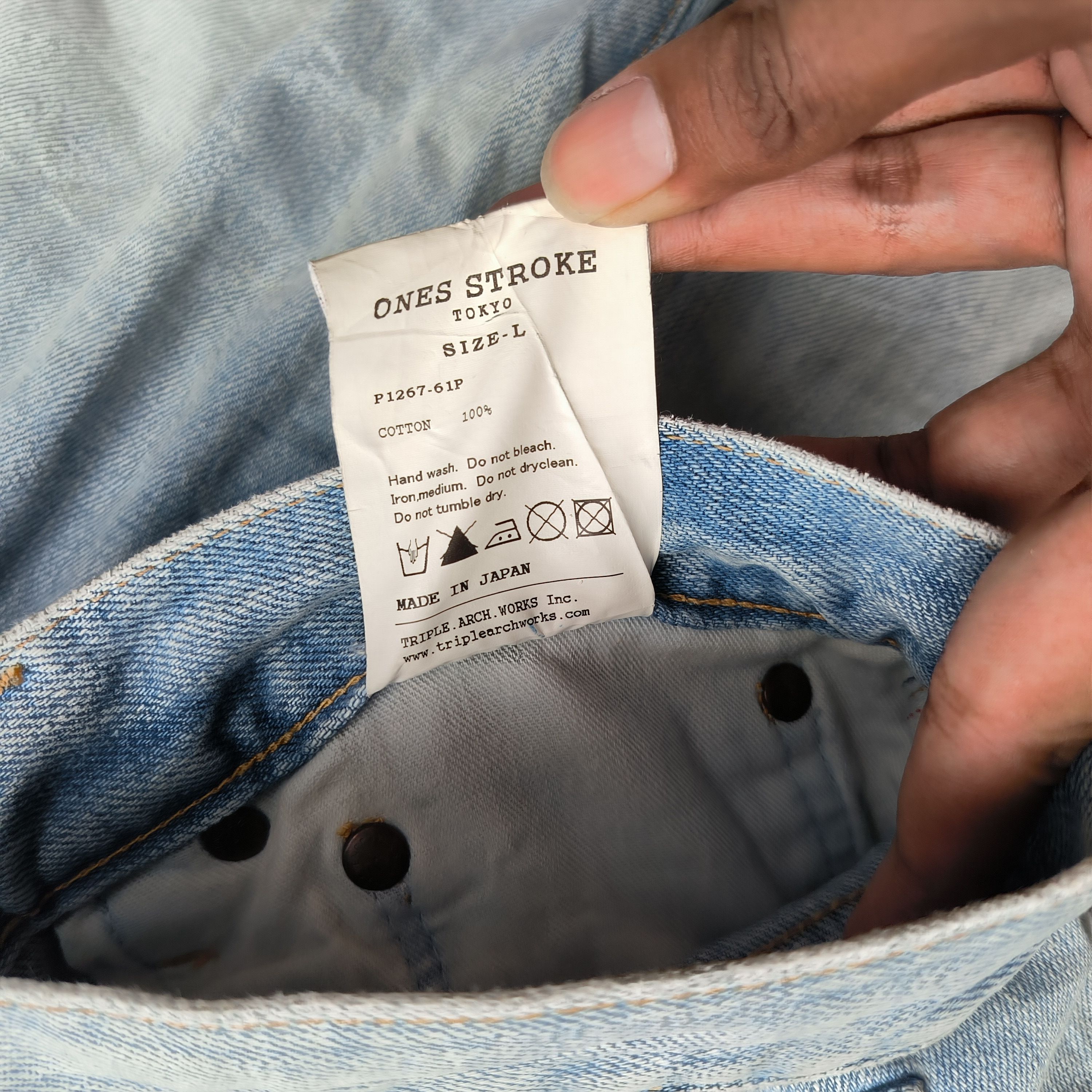 ONES STROKE ONES STROKE JAPAN Distressed Jeans Size US 34 / EU 50 - 5 Thumbnail