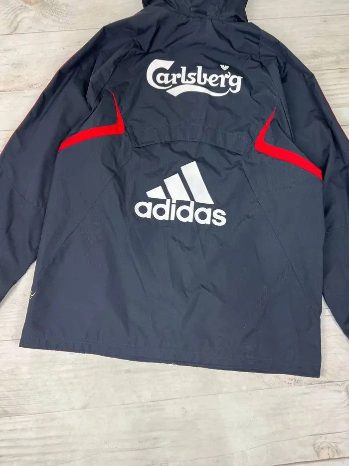 Adidas Vintage Adidas Liverpool 2009 2010 Windbreaker Jacket Size US M / EU 48-50 / 2 - 11 Thumbnail