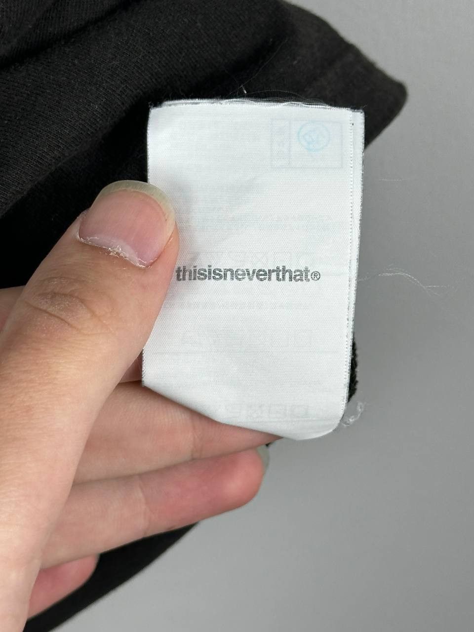 thisisneverthat Thisisneverthat Black Big Logo Japanese Streetwear T Shirt Size US L / EU 52-54 / 3 - 9 Thumbnail