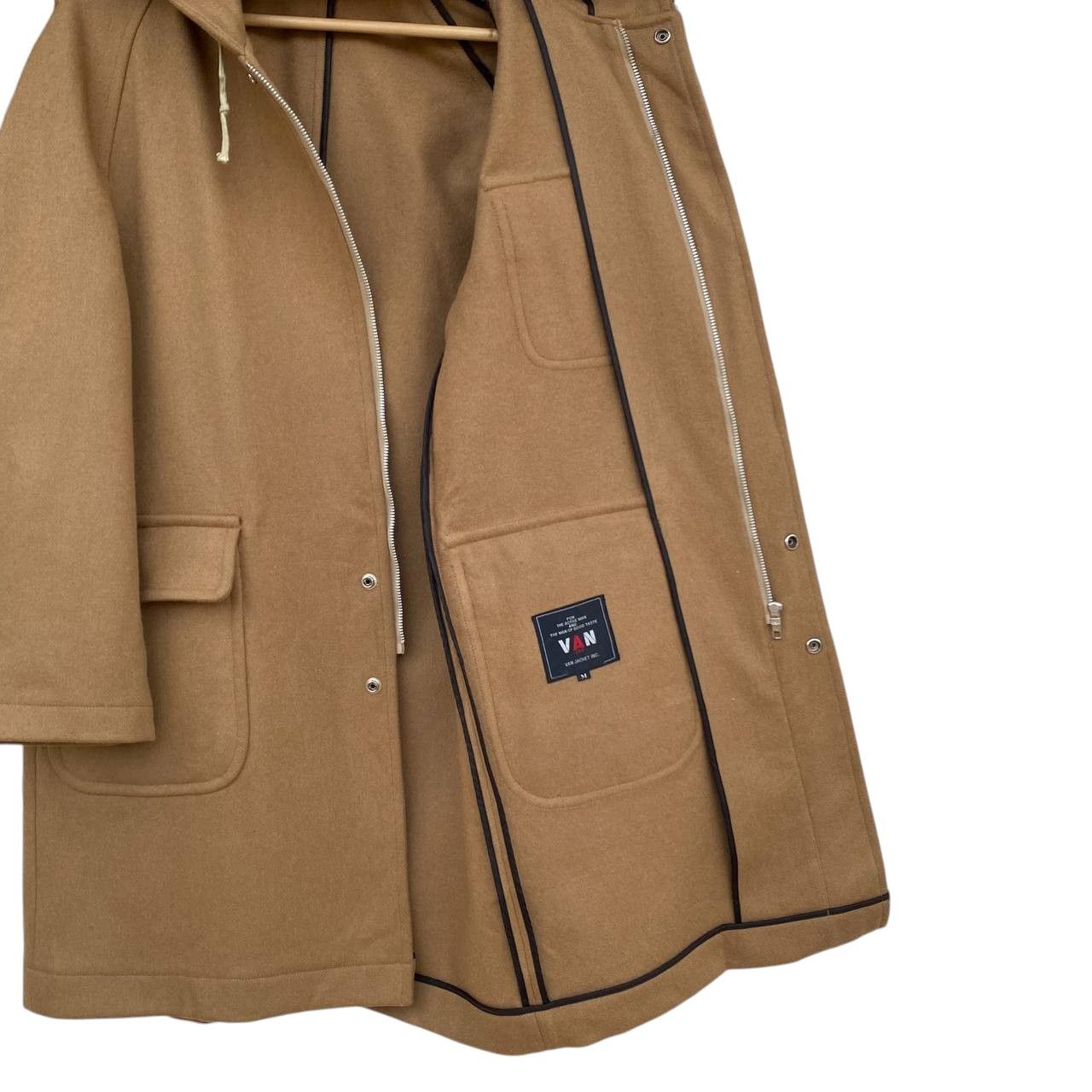 VINTAGE VAN JACKET JAPAN CAMEL BROWN DUFFLE COAT