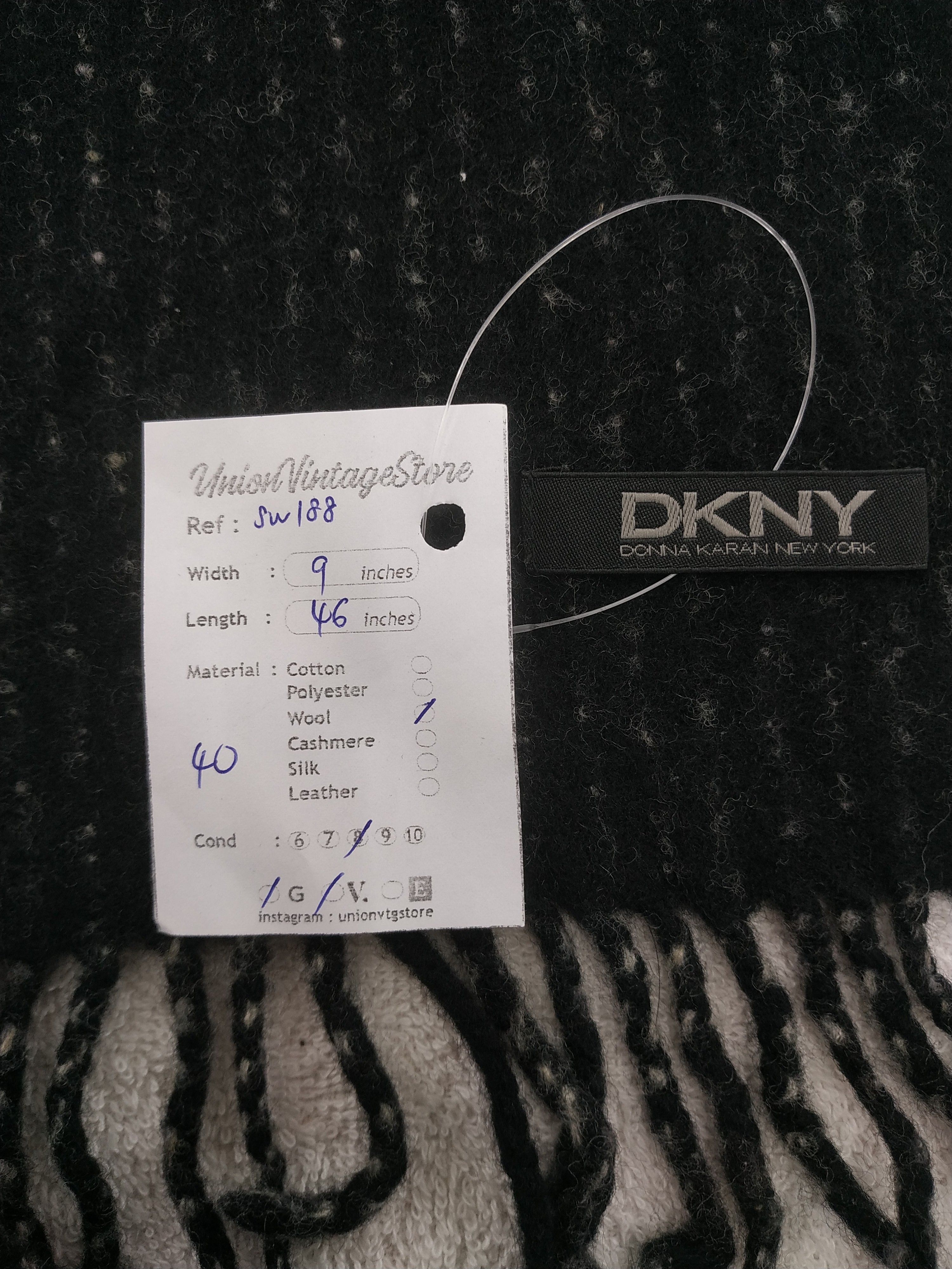 DKNY Vintage DKNY Scarf/Muffler/Neckwear MF188 Size ONE SIZE - 5 Thumbnail