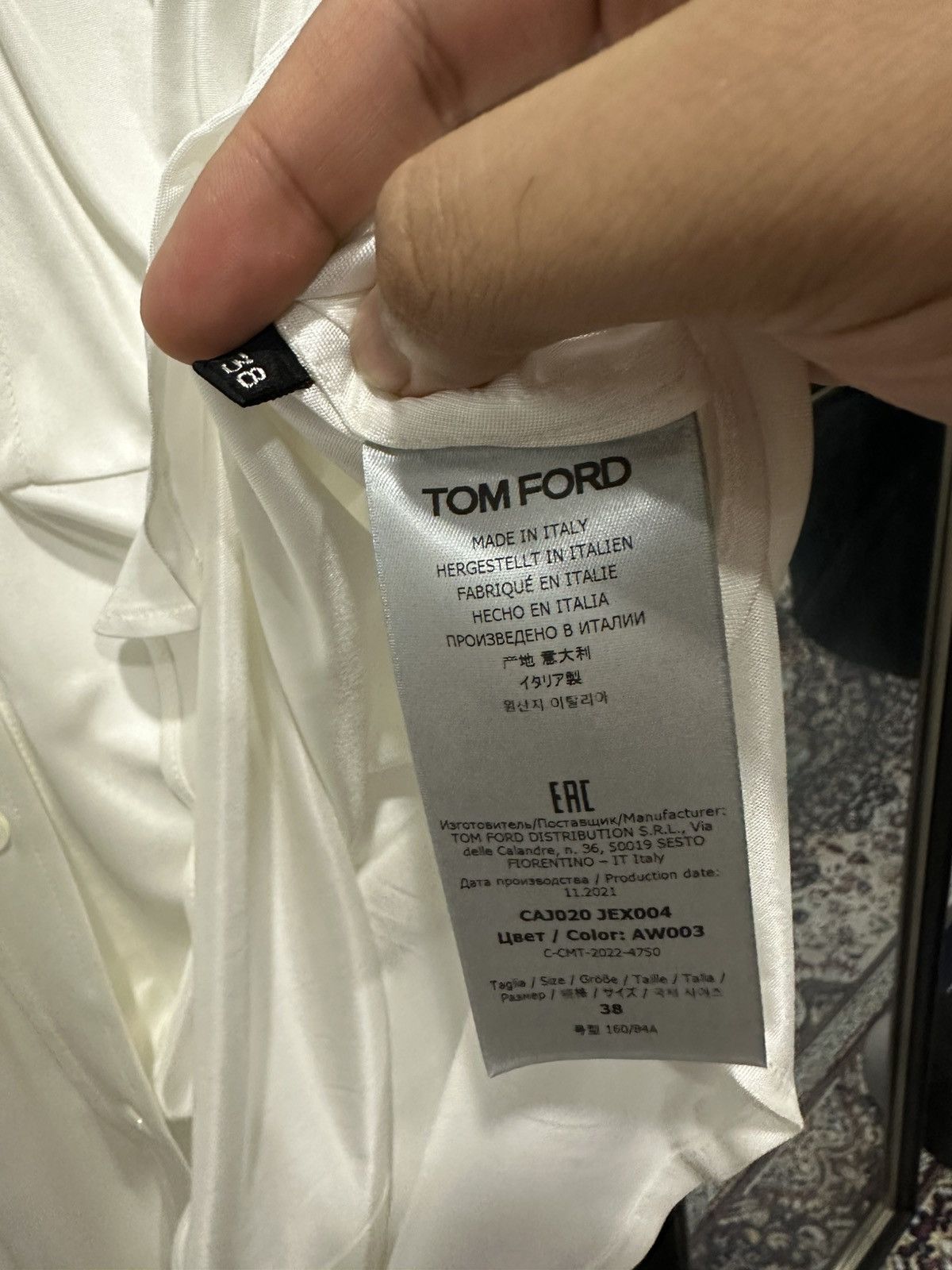 Tom Ford Tom Ford Utility Shirt SS23 Size US M / EU 48-50 / 2 - 5 Thumbnail