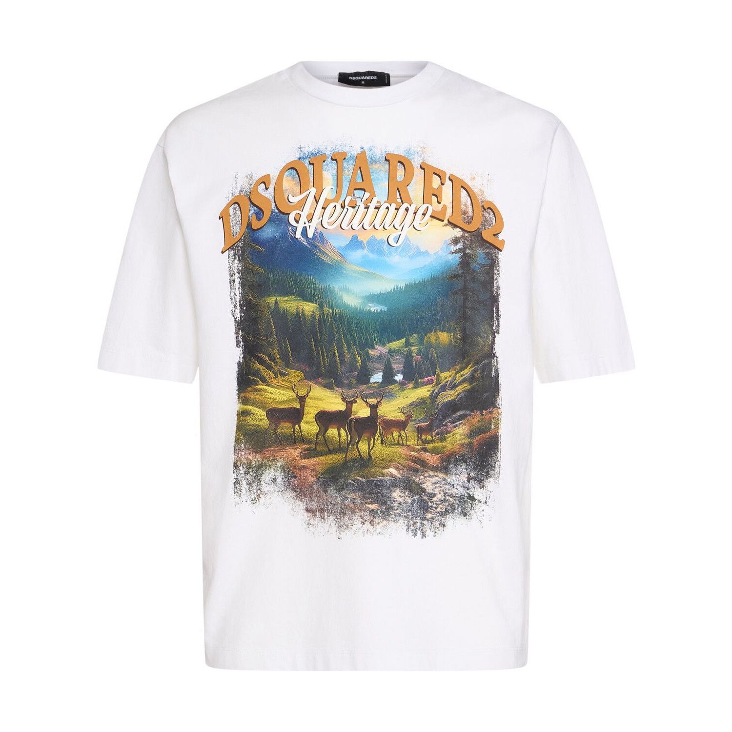 DSQUARED2 White Loose Fit T-shirt New & Authentic (Men's siz