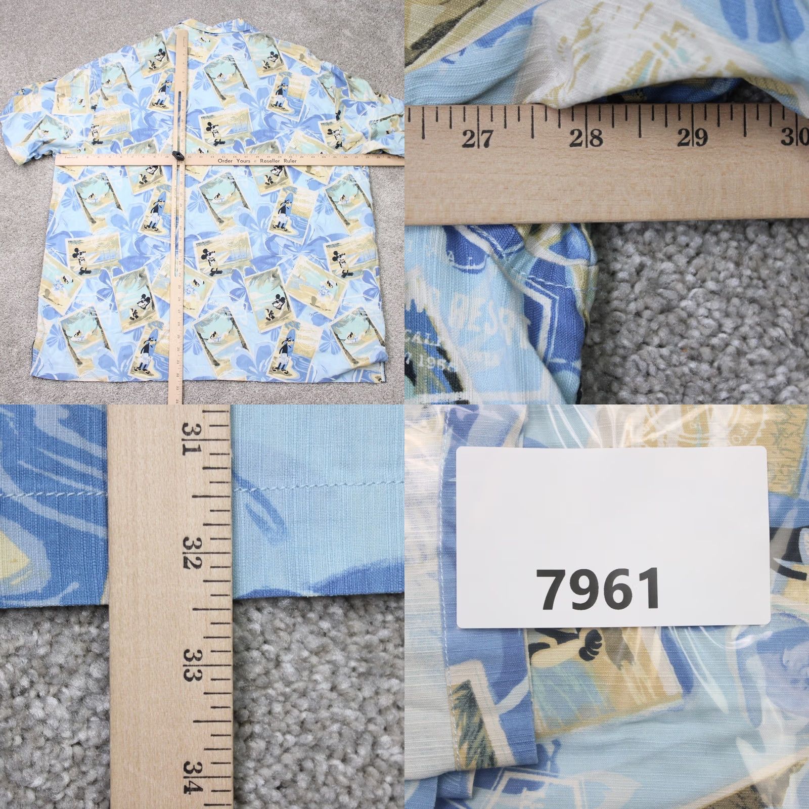 Tommy Bahama VINTAGE Tommy Bahama x Disney Parks Shirt Mens 3XL Blue Mickey Goofy Silk Hawaiian S/S Size US XXL / EU 58 / 5 - 8 Thumbnail