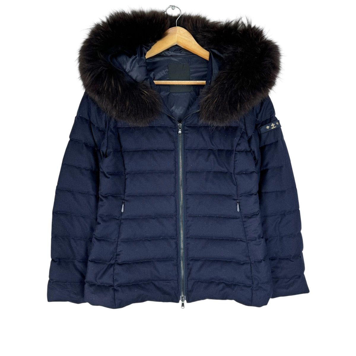 TATRAS 🌟TARTAS FUR HOODIE GOOSE DOWN JACKET Size M / US 6-8 / IT 42-44 - 2 Thumbnail