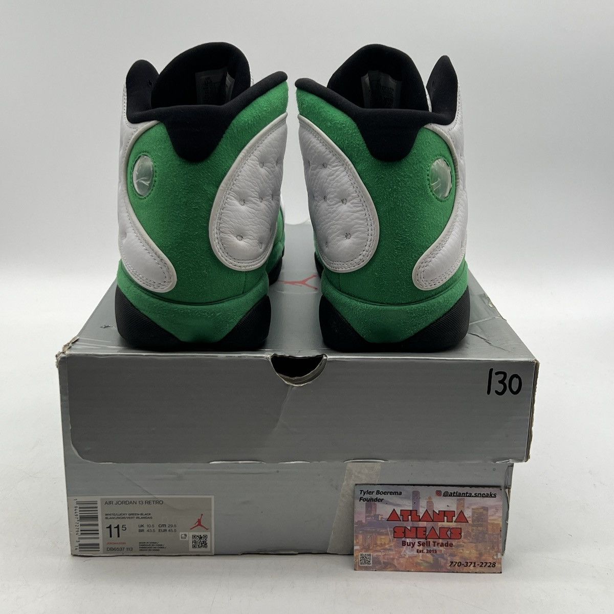 Jordan Brand Air Jordan 13 lucky green Size US 11.5 / EU 44-45 - 3 Thumbnail