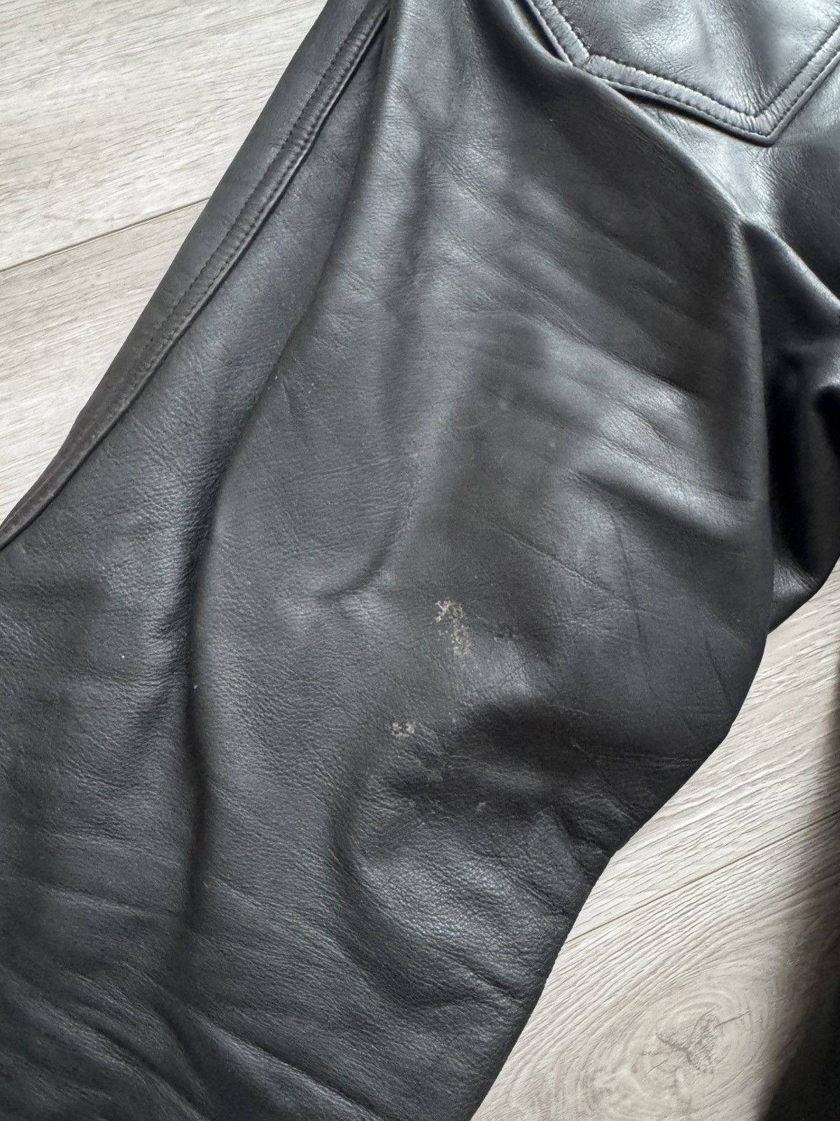 Leather Vintage IXS Leather Pants Black Riding Y2K Archival Size US 34 / EU 50 - 11 Thumbnail