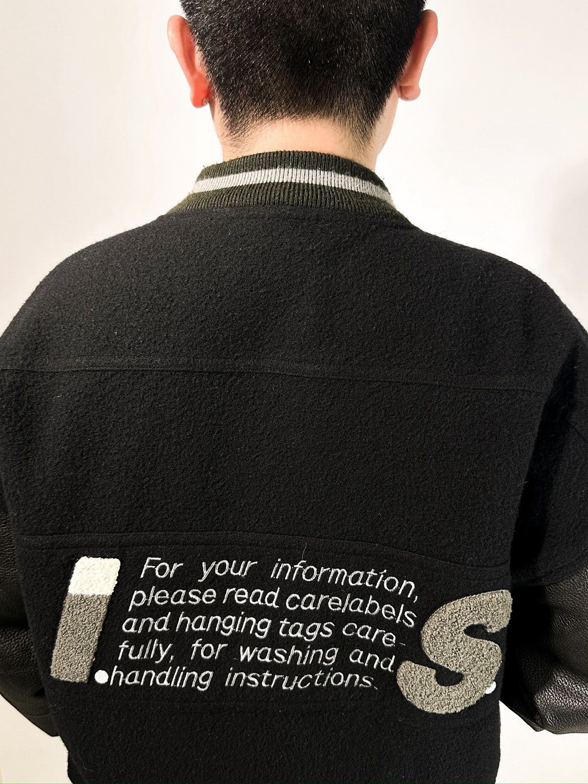 Issey Miyake Issey Miyake I.S. Sport Wool & Lambskin Bomber 🐐 Size US M / EU 48-50 / 2 - 2 Thumbnail