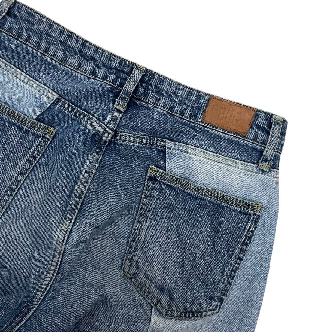 Bdg BDG Jessye Two Tone Paneled Patchwork High Rise Jeans Size 28" / US 6 / IT 42 - 5 Thumbnail