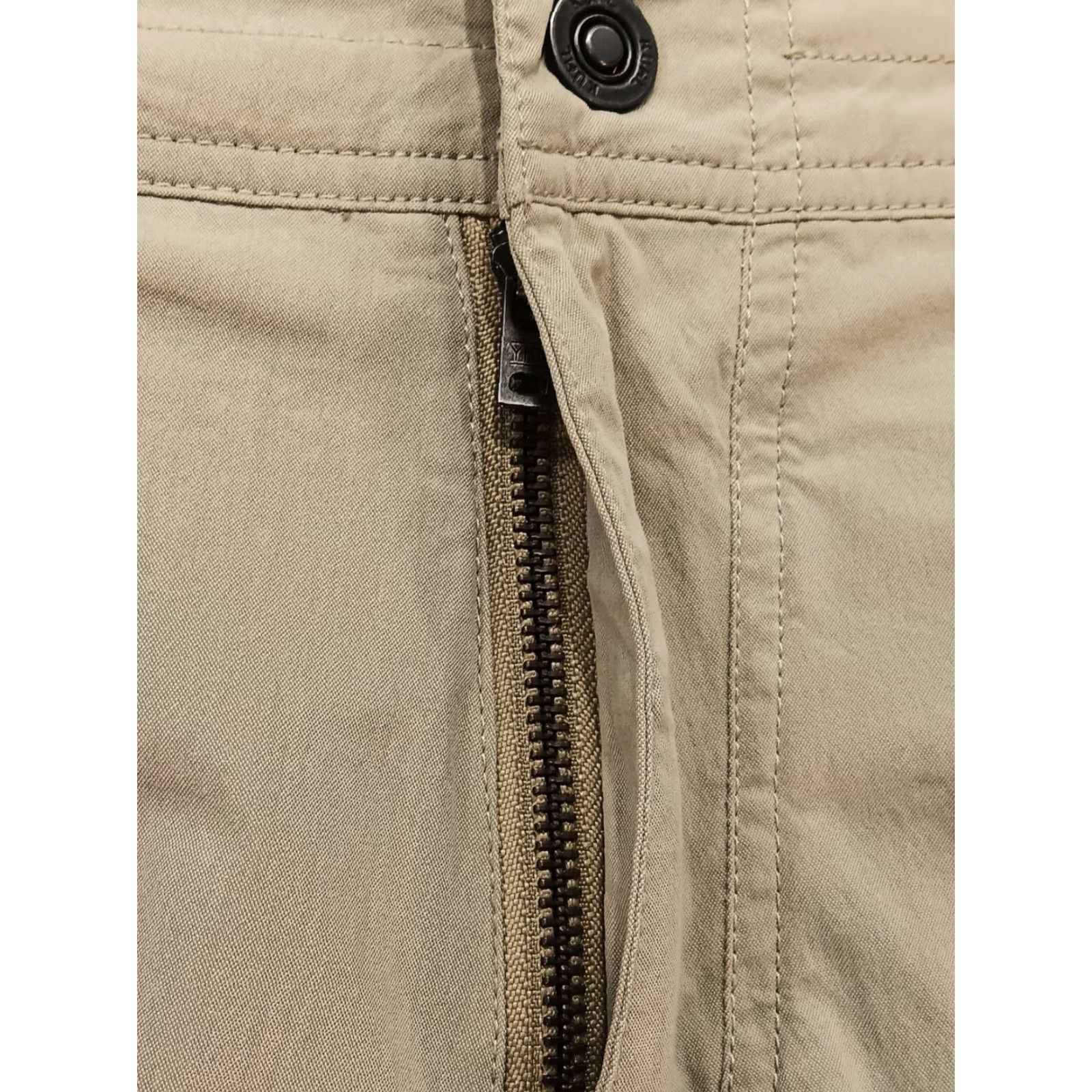 Vintage Kuhl Slax Pants Men 40x32 Beige Lightweight Nylon Twill Cargo Flat Front Pockets Modern Classic Mens Size US 40 / EU 56 - 5 Thumbnail