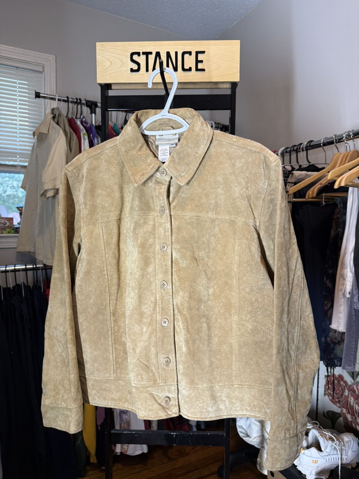 Coldwater Creek × Vintage Suede Jacket Size US S / EU 44-46 / 1 - 3 Thumbnail