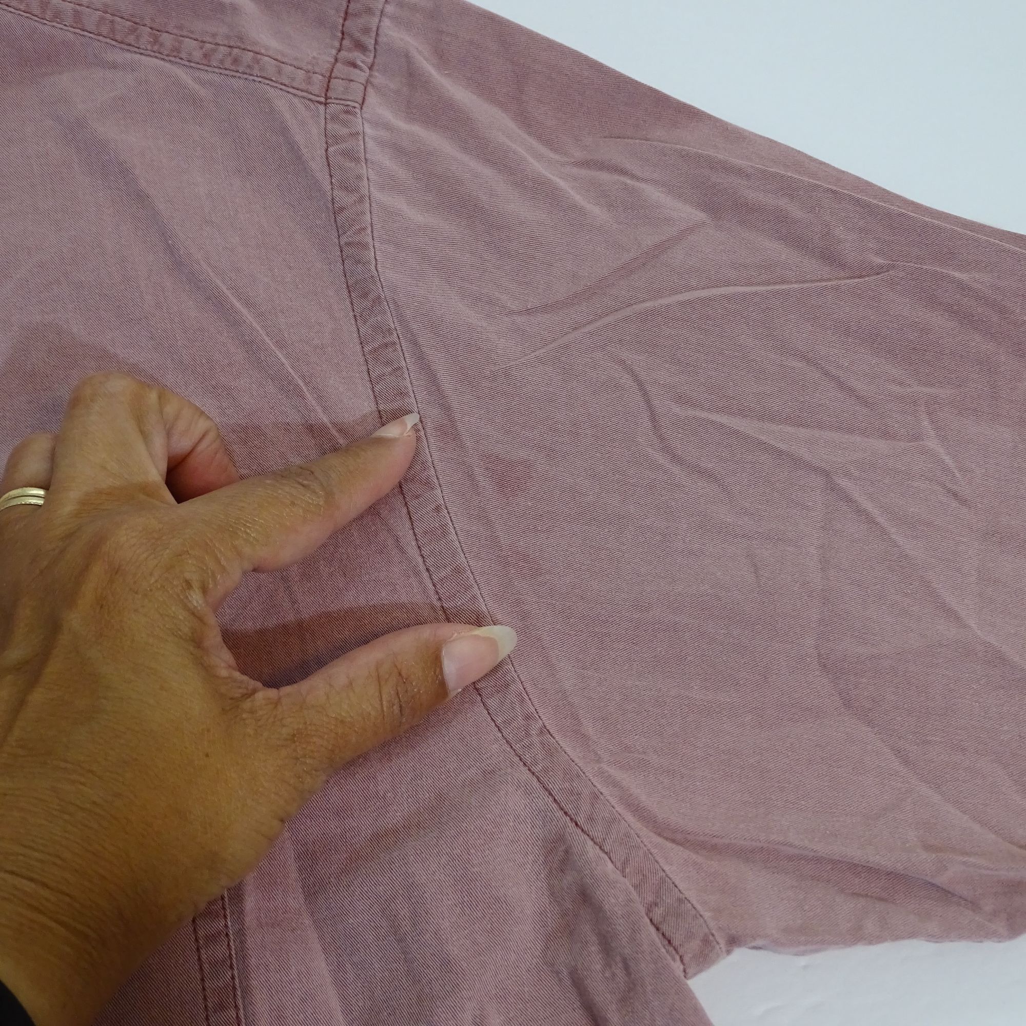 Banana Republic Vintage 90s Banana Republic XL Long Sleeve Pink Button Down Size US XL / EU 56 / 4 - 12 Thumbnail