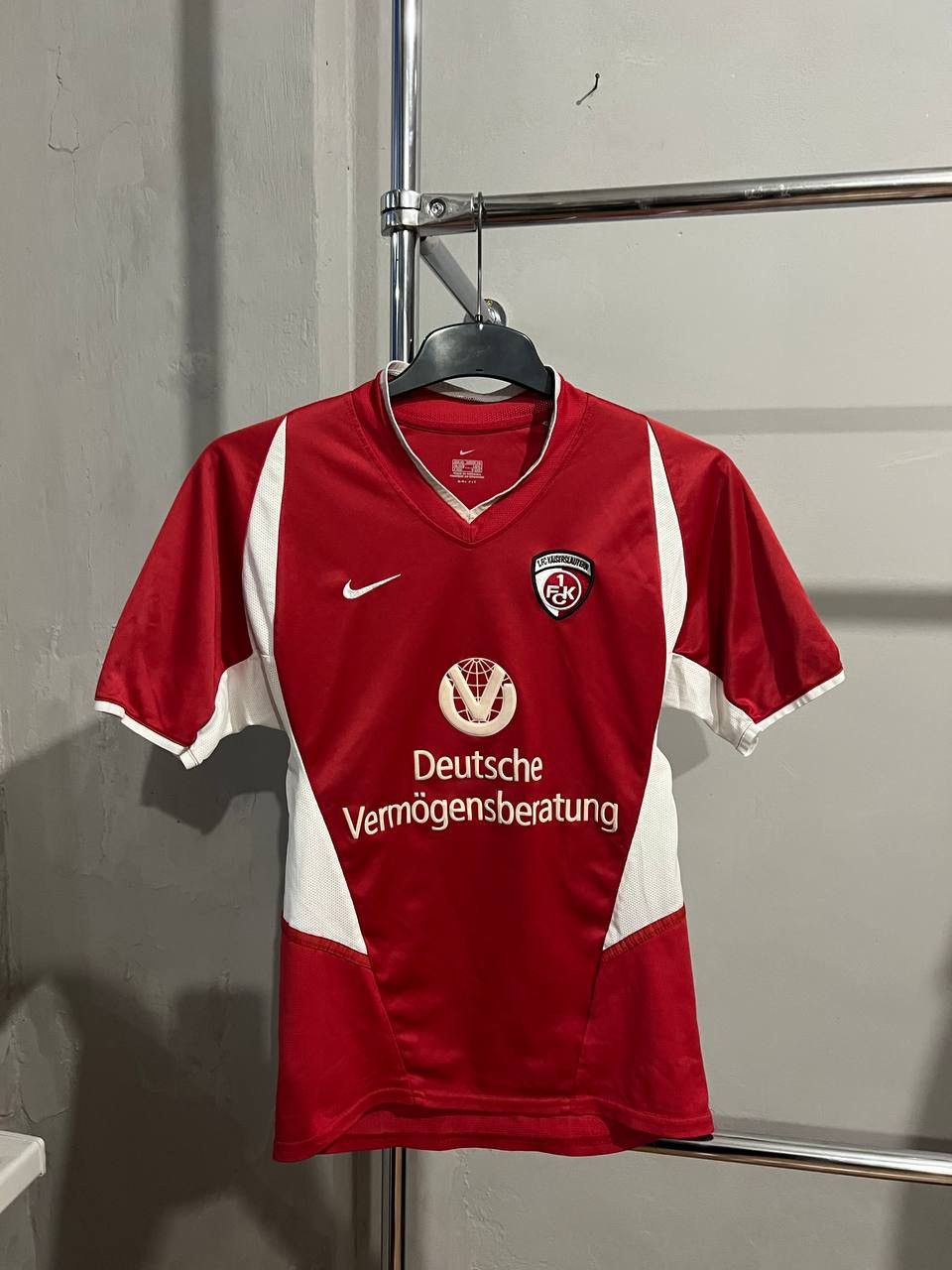 Nike 2002/03 FC KAISERSLAUTERN #13 HOME SOCCER JERSEY SHIRT XS Size US XS / EU 42 / 0 - 2 Thumbnail