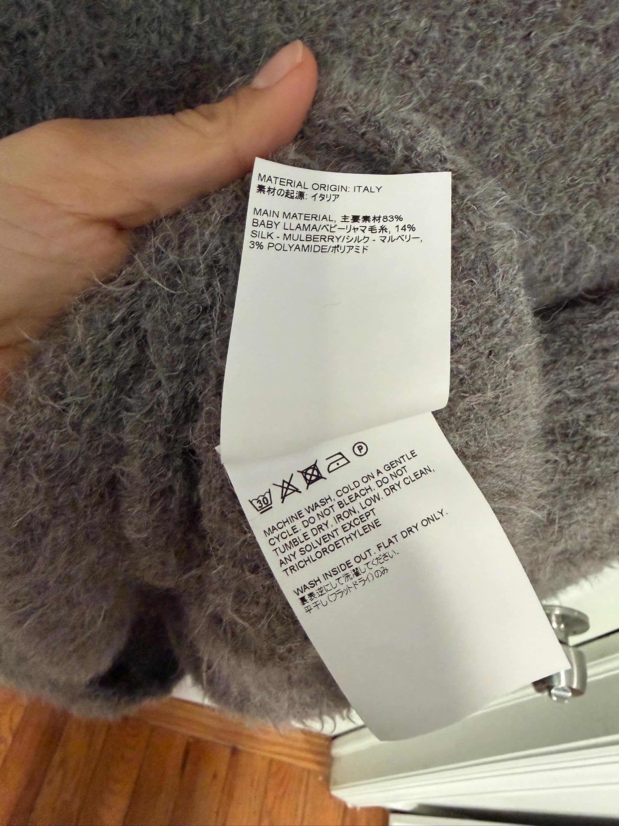 Our Legacy Our Legacy Baby Llama Silk Sweater Size US S / EU 44-46 / 1 - 5 Thumbnail