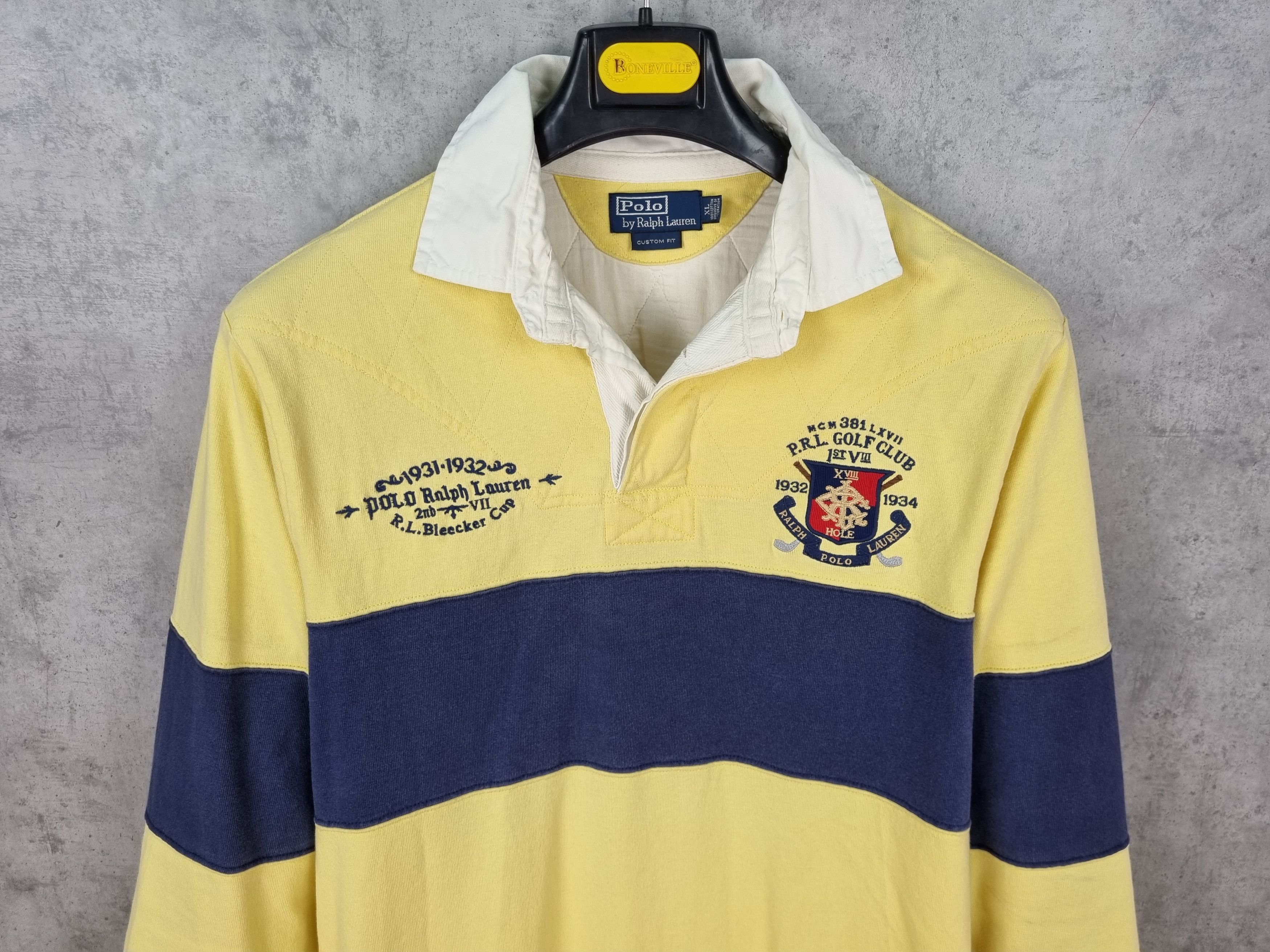 Golf Wang × Polo Ralph Lauren × Ralph Lauren P.R.L.Golf Club Vintage Faded Longsleeve Polo Size US L / EU 52-54 / 3 - 8 Thumbnail