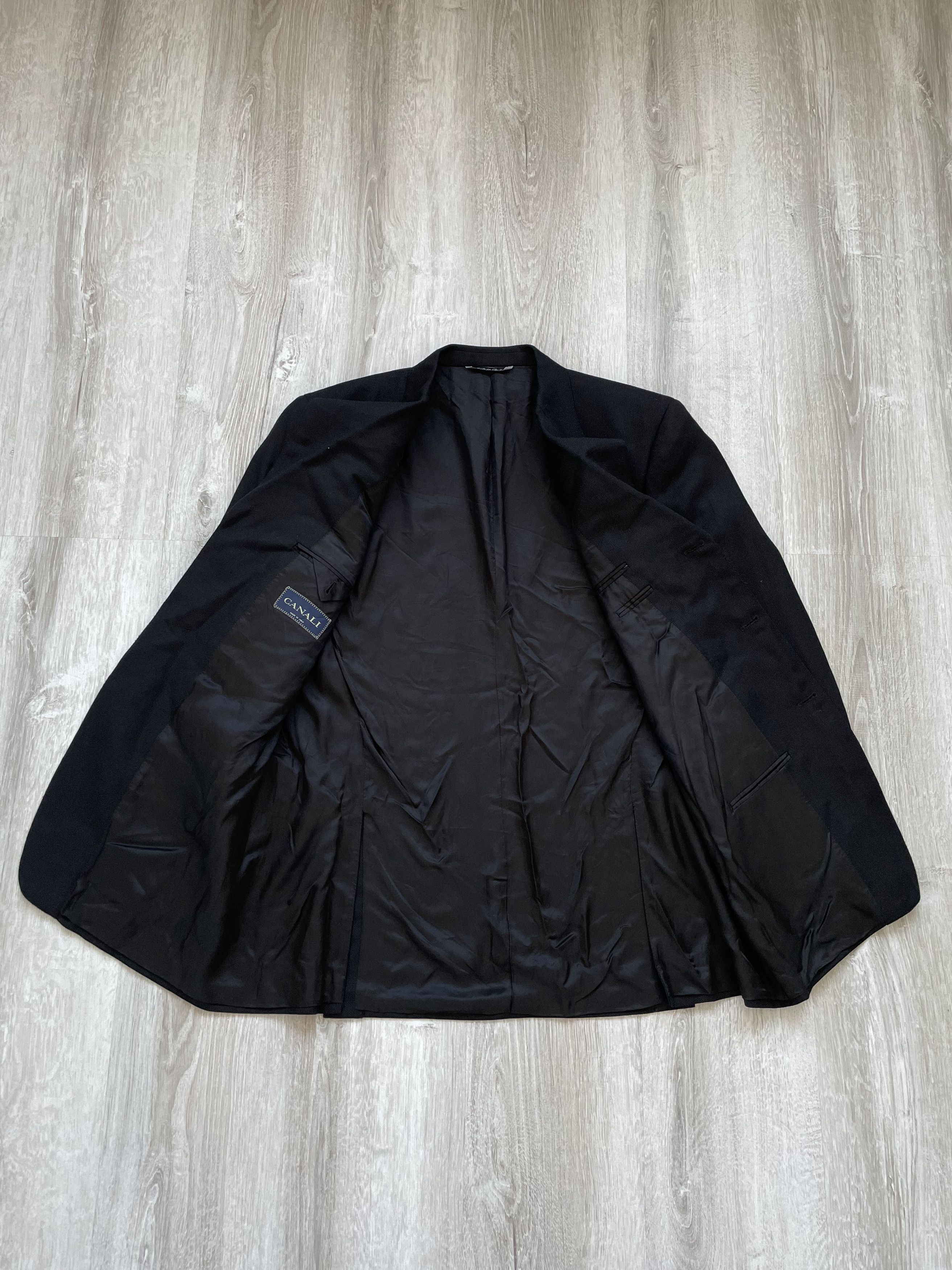 Canali Canali Wool Black Blazer Size US M / EU 48-50 / 2 - 6 Thumbnail