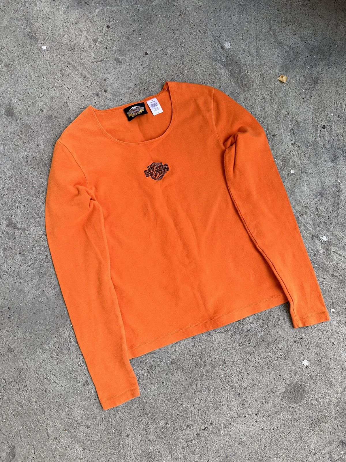 Harley Davidson × Vintage Vintage Harley Davidson Long Sleeve T Shirt Size S / US 4 / IT 40 - 4 Thumbnail