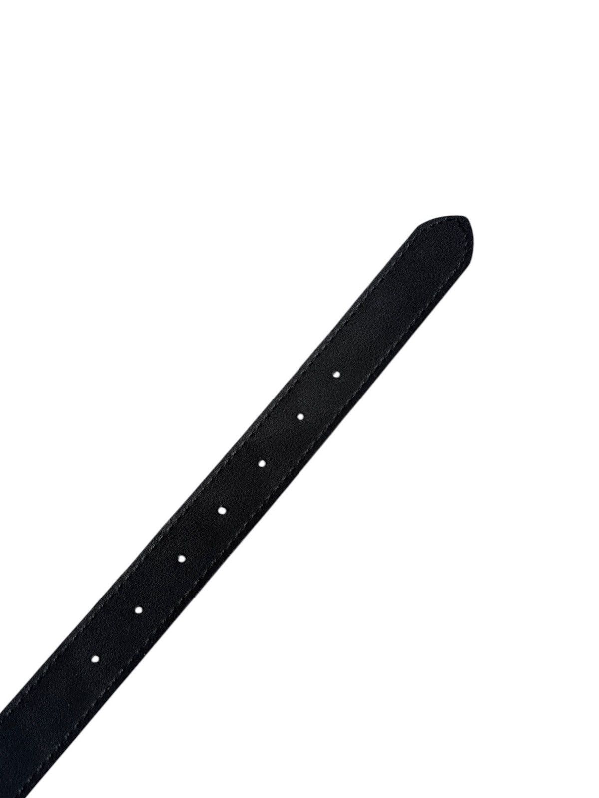 Other Basic square buckle semi-patent leather belt black Size 32 - 5 Thumbnail