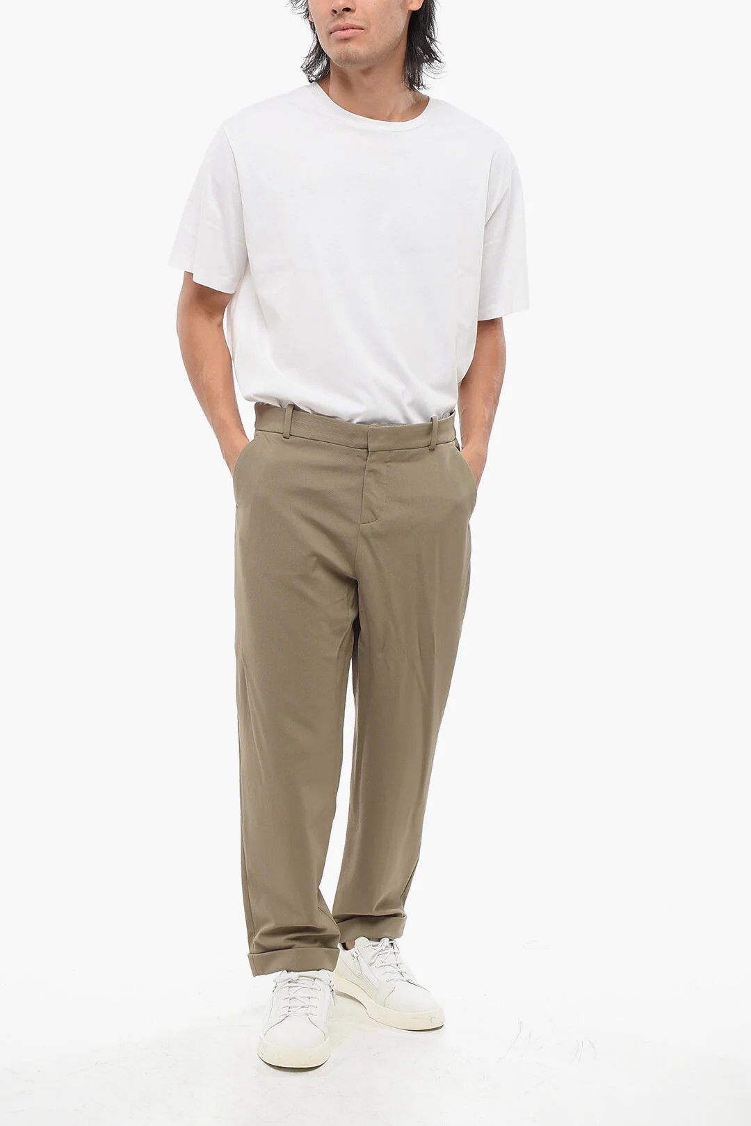 Balmain og1mm0326 Straight-Fit Pant in Green Size US 32 / EU 48 - 4 Thumbnail