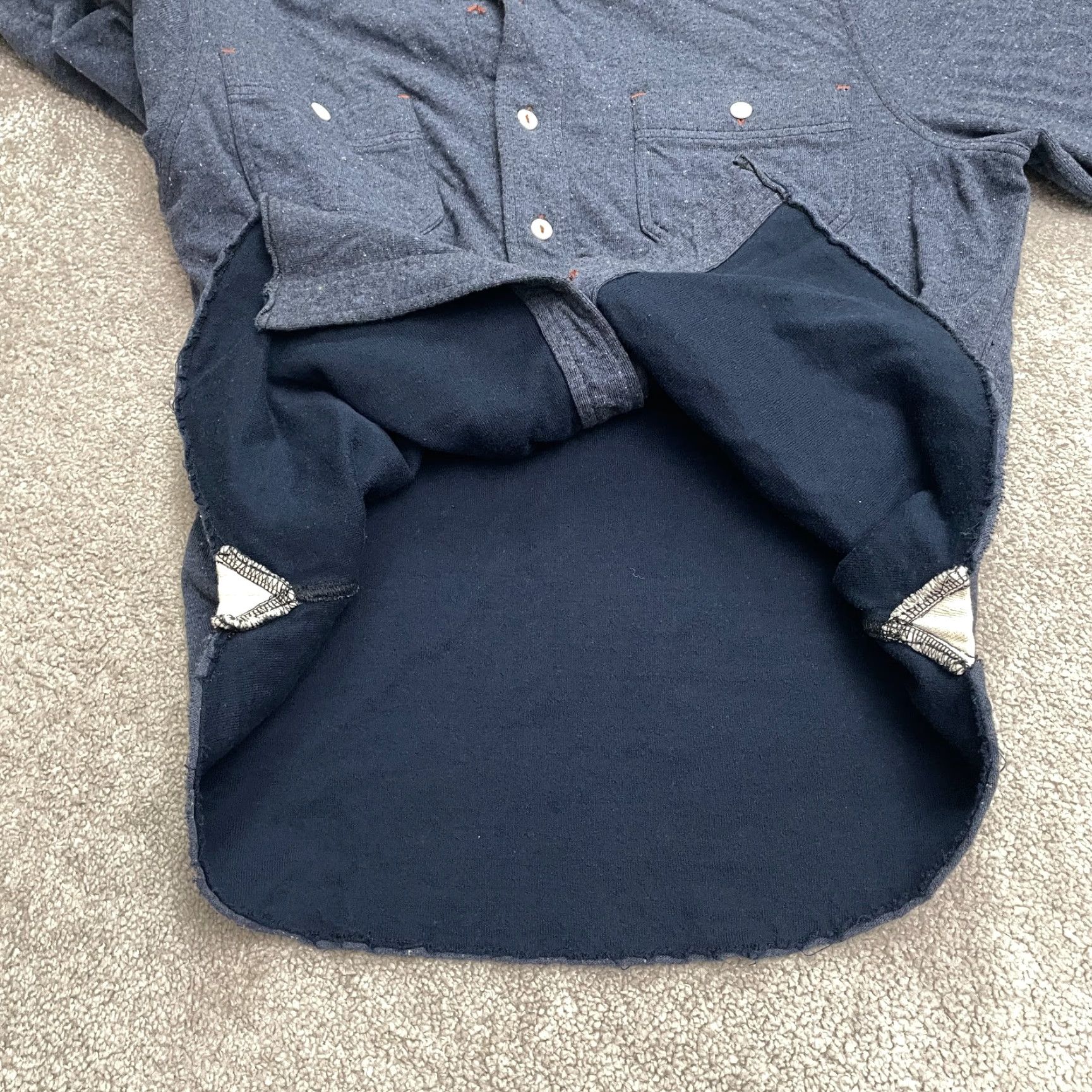 Tommy Bahama Tommy Bahama Jeans Shaket Heavyweight Button Down Shirt Mens Medium Blue Casual Box No. Size US M / EU 48-50 / 2 - 4 Thumbnail