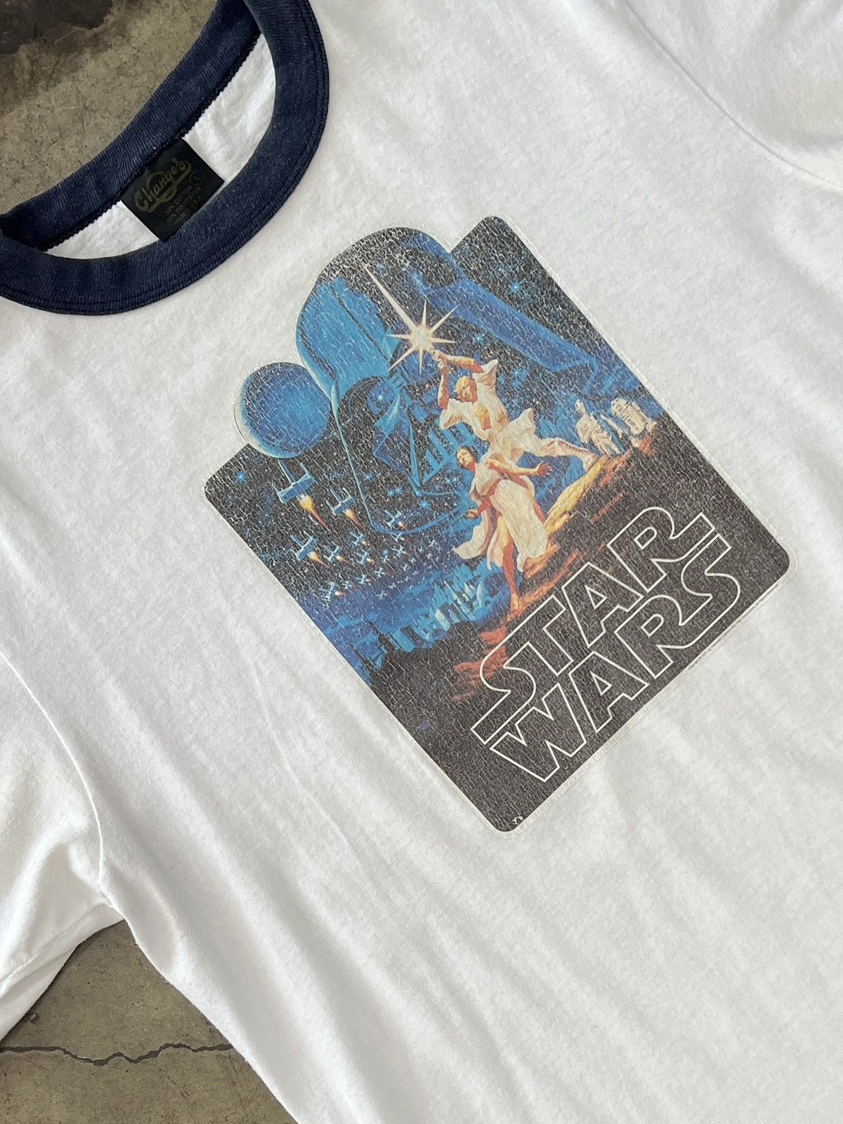 Star Wars True Vintage Star Wars: A New Hope Ringer Tee Large Size US L / EU 52-54 / 3 - 1 Thumbnail