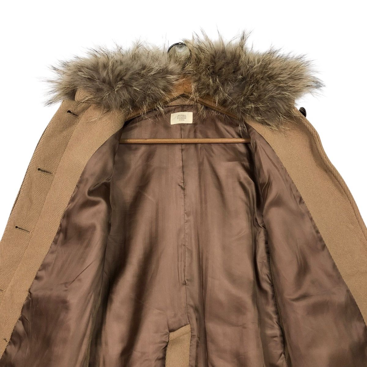 Japanese Brand 🔥VINTAGE WOOL CUPRA CLOAKS JOURNAL STANDARD FUR ISSEY MIYAKE Size US M / EU 48-50 / 2 - 17 Thumbnail
