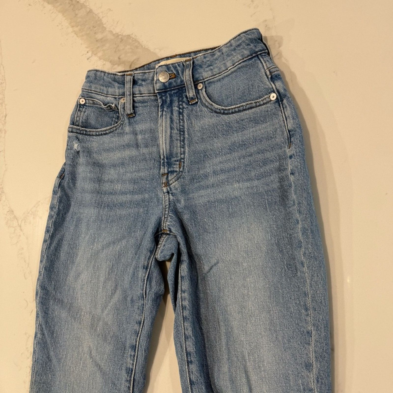 Madewell Madewell Curvy Perfect Vintage Denim Jean Womens 2 Blue Size 26" / US 2 / IT 38 - 3 Thumbnail