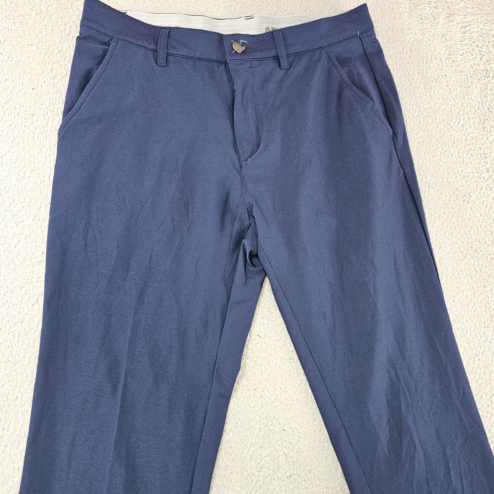 Adidas VINTAGE Adidas Pants Men 30x29 Navy Blue Golf Performance Stretch Lightweight Athletic Size US 30 / EU 46 - 2 Thumbnail