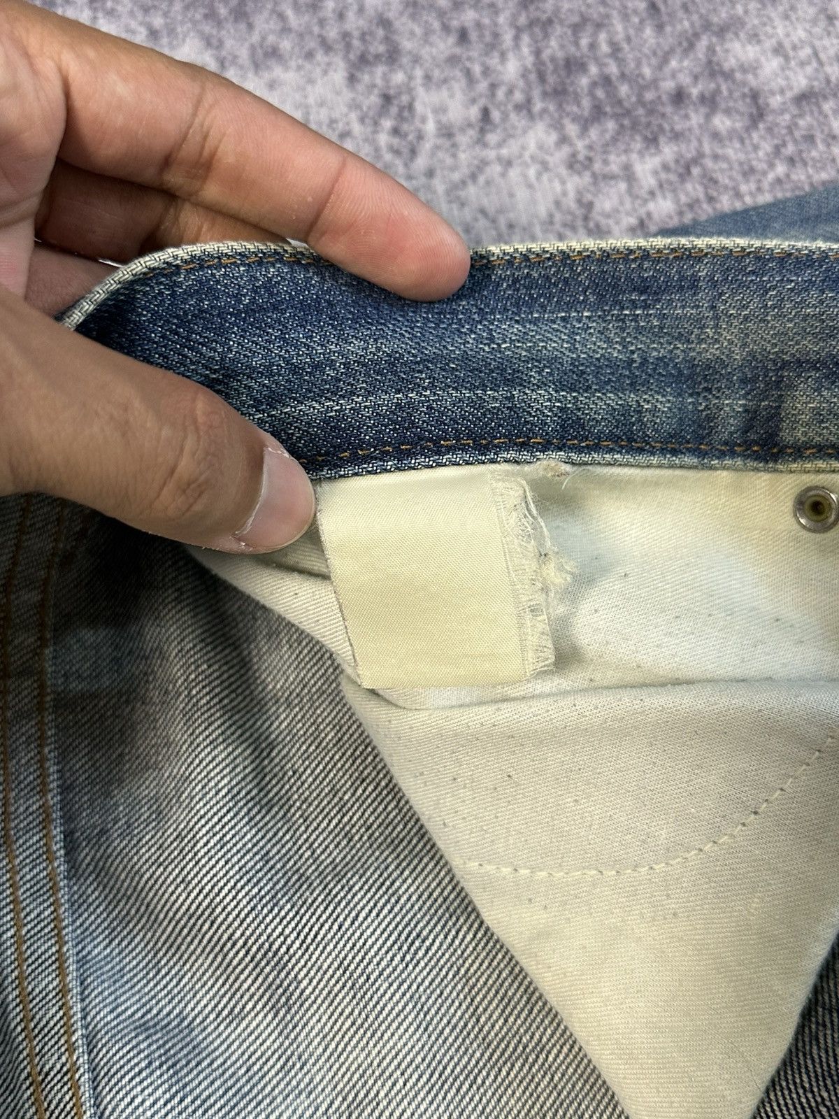 Kansai Yamamoto Kansai Yamamoto Baggy Washed Jeans Size US 32 / EU 48 - 10 Thumbnail