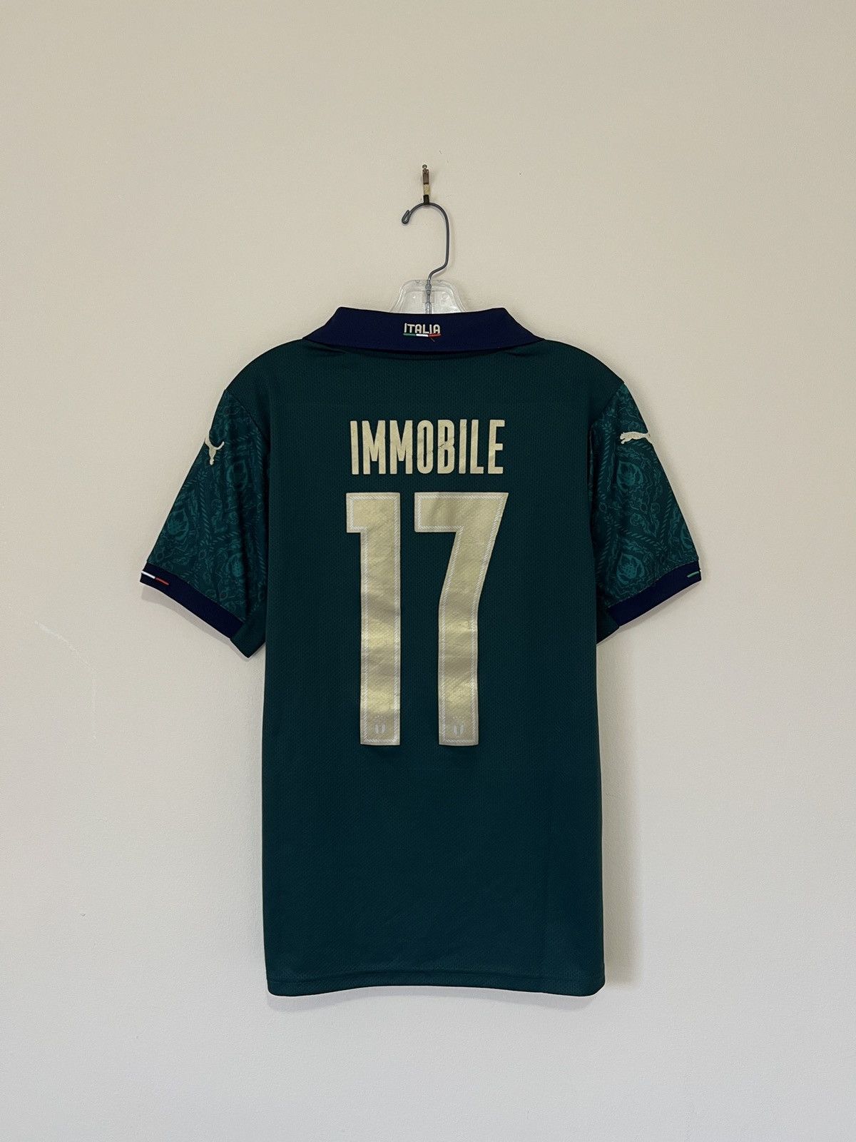Puma 2019-20 Puma Italy Football T-Shirt Immobile #17 Size US S / EU 44-46 / 1 - 2 Thumbnail