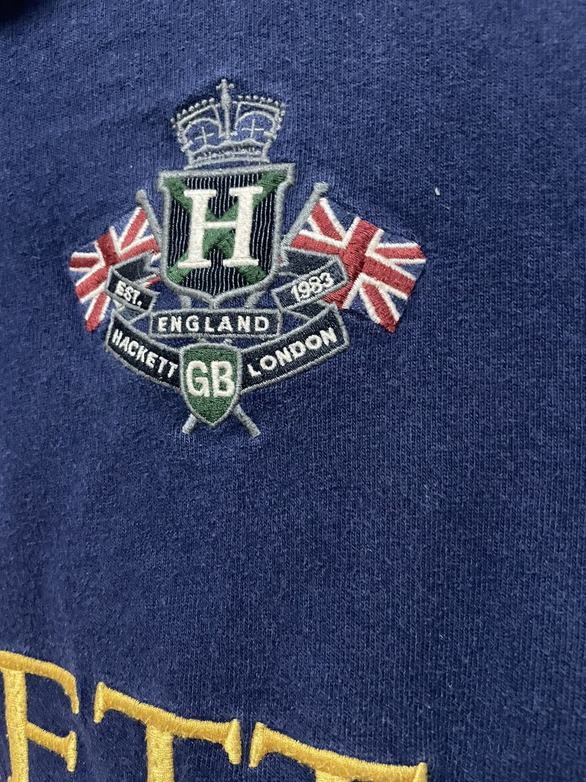 Hackett Hackett England Aston Martin Racing Longsleeve Tee Blue M Size US M / EU 48-50 / 2 - 4 Thumbnail