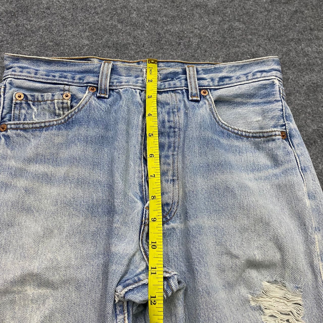 Levi's 💥Vintage 90s Levis Distressed Denim Kurt Cobain Style Size US 29 - 5 Thumbnail