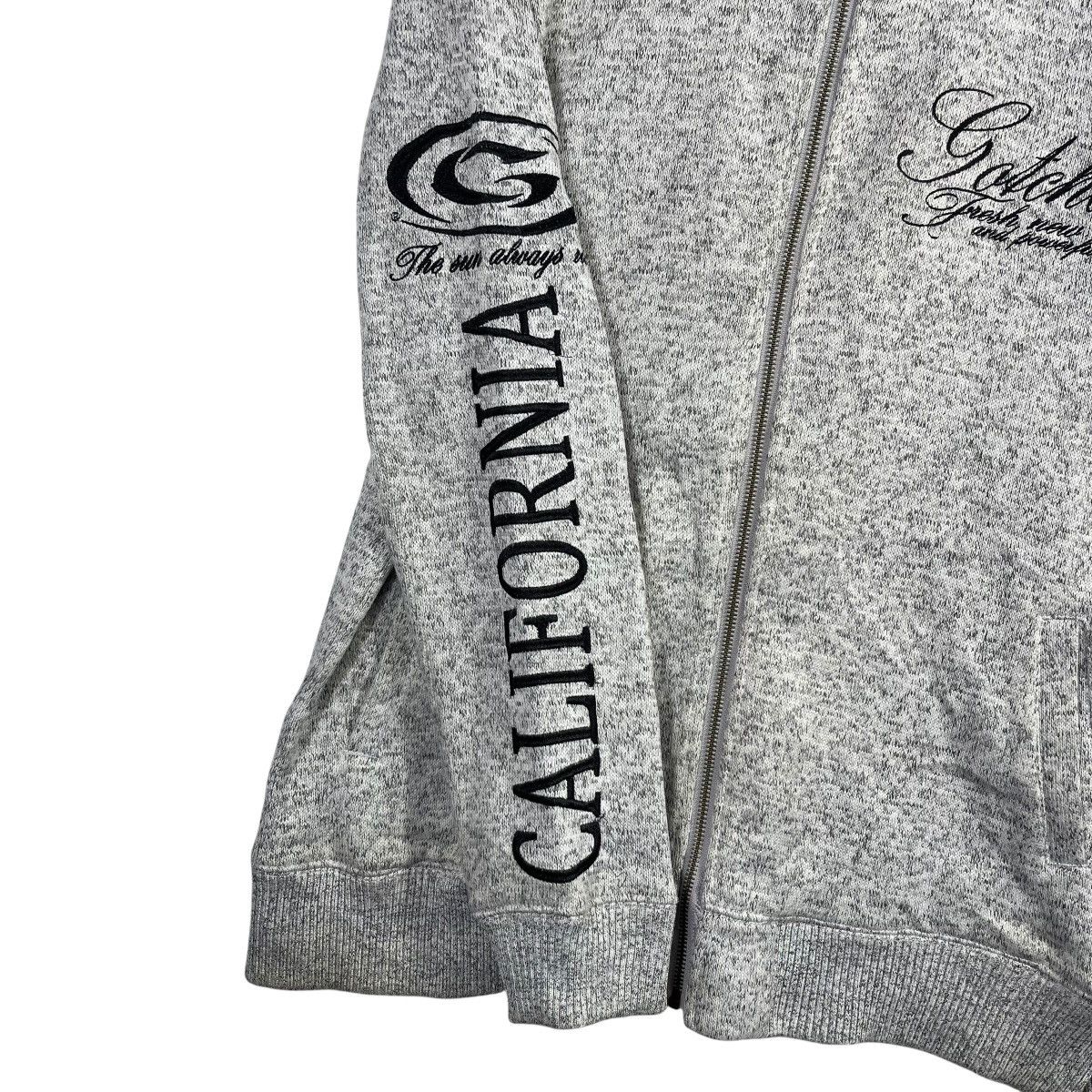 Gotcha GOTCHA International Grey Full Zip Sweatshirt Jacket Size L Size US L / EU 52-54 / 3 - 5 Thumbnail