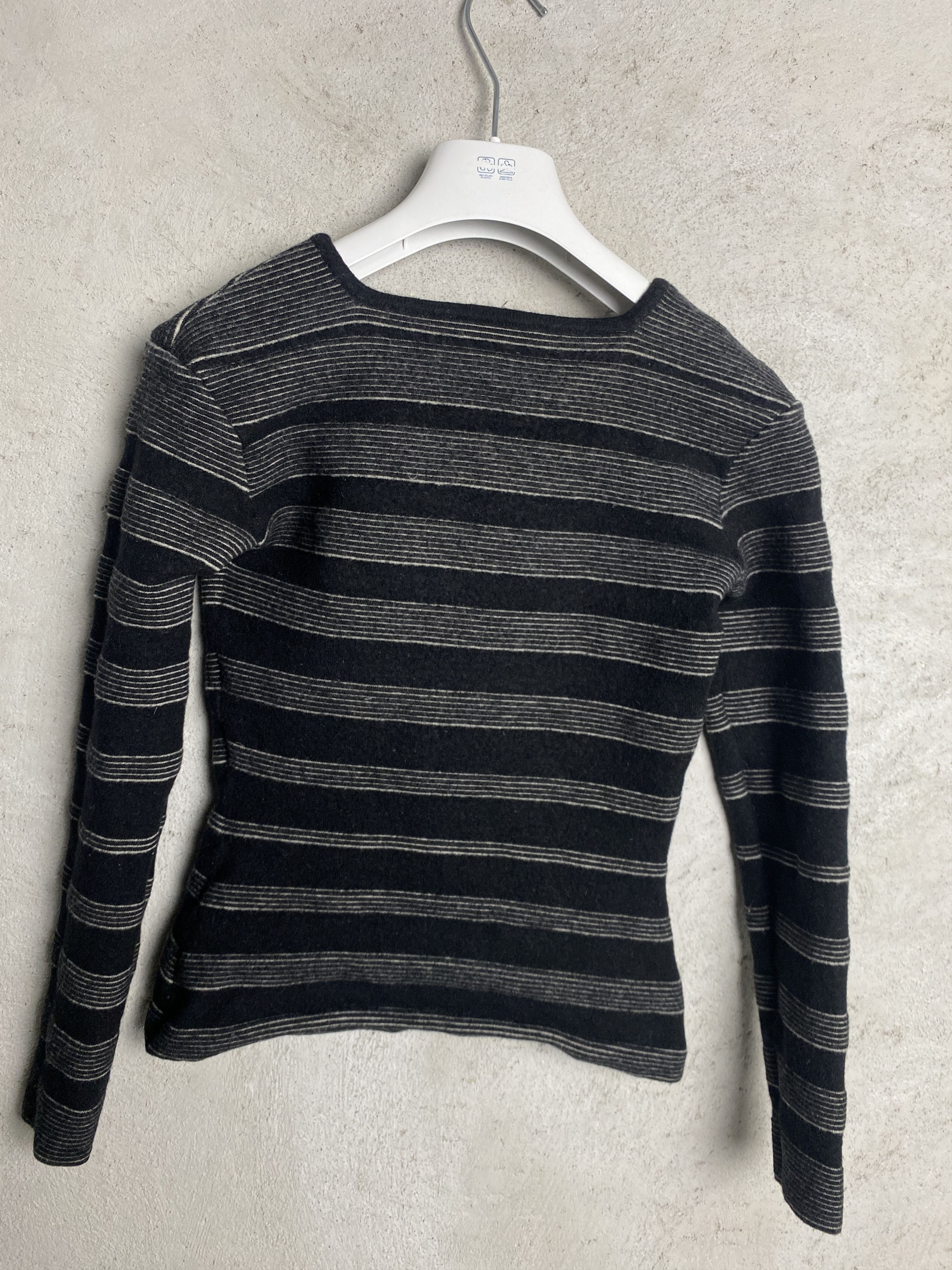 Mugler Mugler vintage striped sweater knitwear rare luxury Size XS / US 0-2 / IT 36-38 - 5 Thumbnail