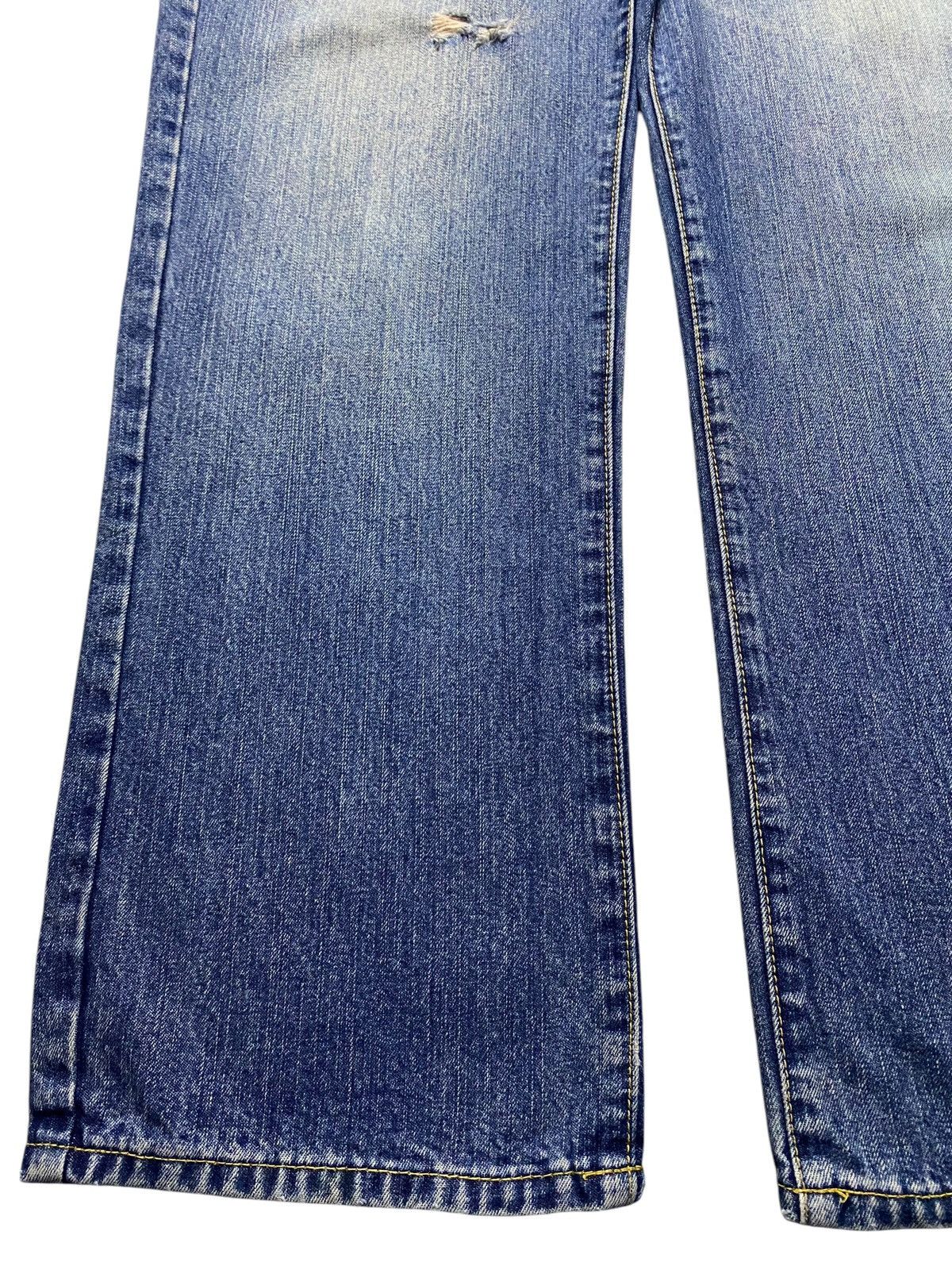Japanese Brand Vintage Japanese Brand Amore Puro Blue Wash Distressed Jeans Size US 32 / EU 48 - 7 Thumbnail
