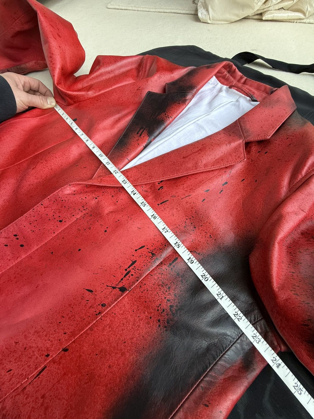 Calvin Klein 205W39NYC Holy Grail FW18 Calvin Klein 205w39nyc leather tench jacket Size US L / EU 52-54 / 3 - 6 Thumbnail