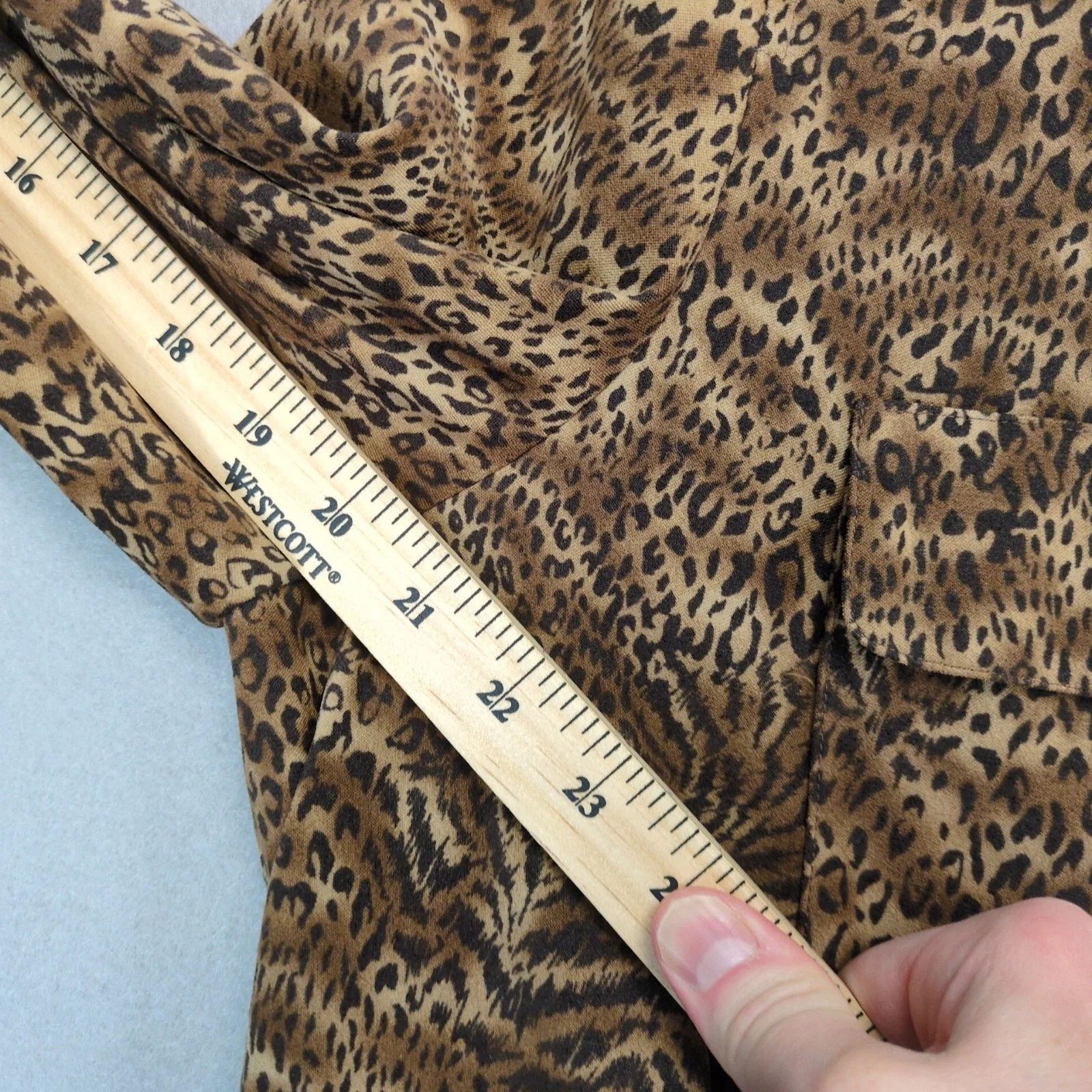 Norton Norton McNaughton Stretch Animal Print Full-Zip Jacket 16W Size XXL / US 16-18 / IT 52-54 - 6 Thumbnail