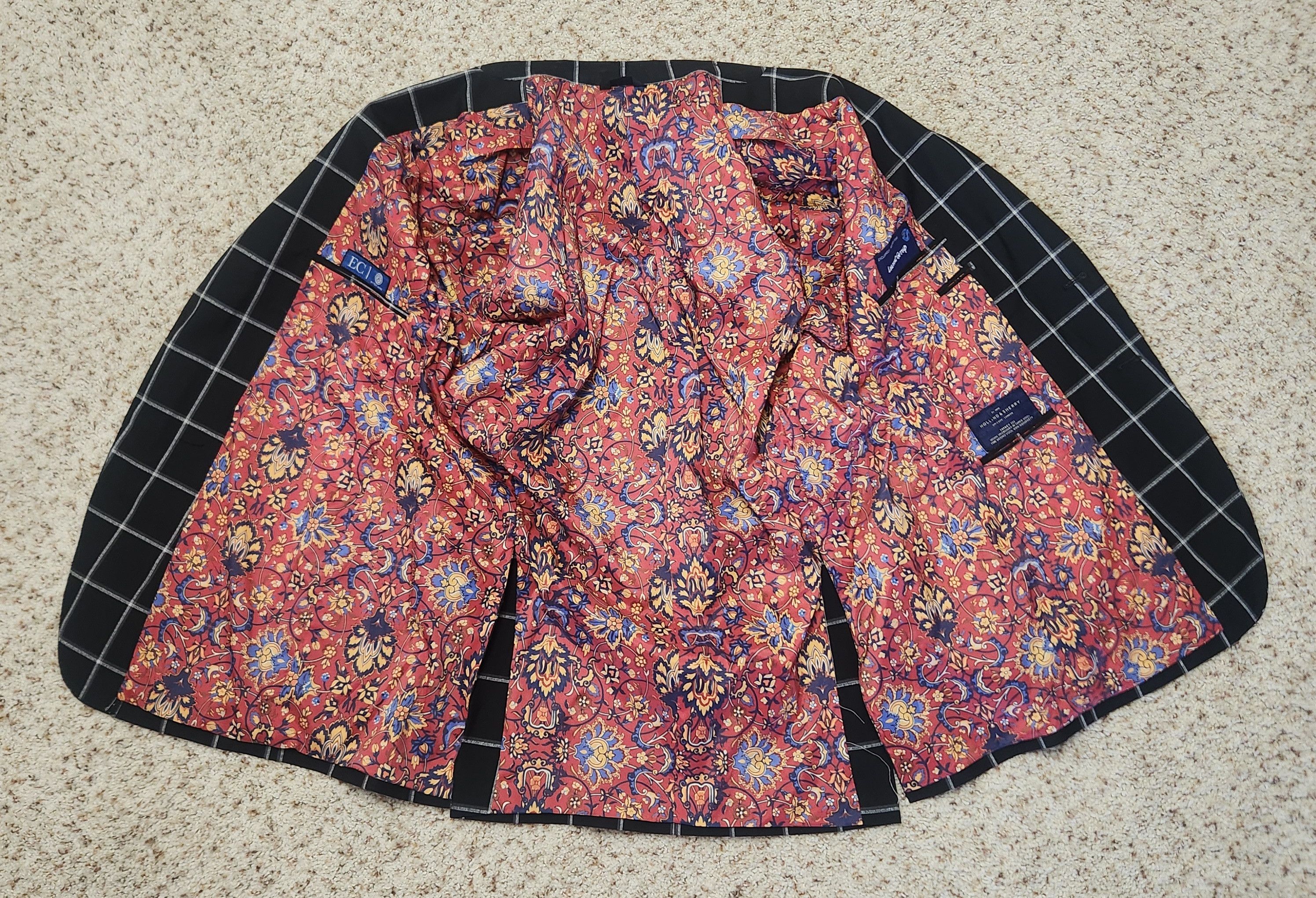 Holland & Sherry bold sport coat 44R custom Holland & Sherry Size 44R - 6 Thumbnail