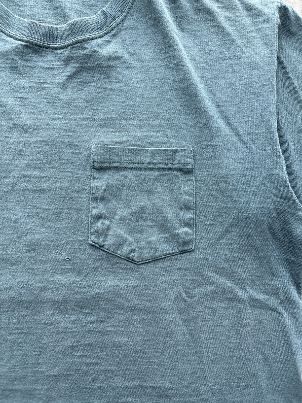 Russell Athletic Vintage Y2K Russell Pro Cotton Pocket Tee Turquoise Size US XL / EU 56 / 4 - 3 Thumbnail