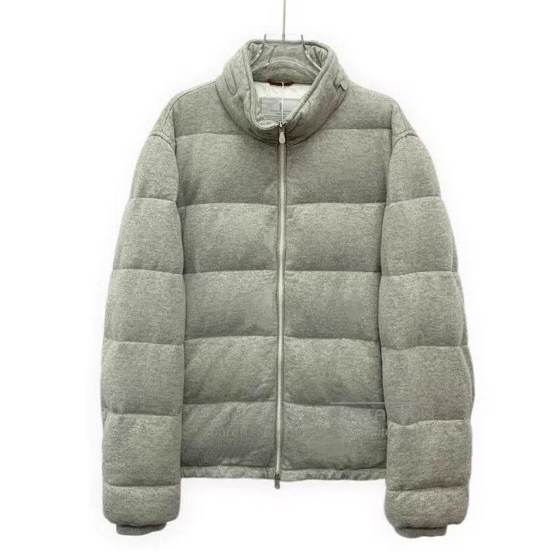 Brunello Cucinelli Brunello Cucinelli Teal Cashmere Hooded Zip-Up Long Sleeve Size US M / EU 48-50 / 2 - 1 Thumbnail