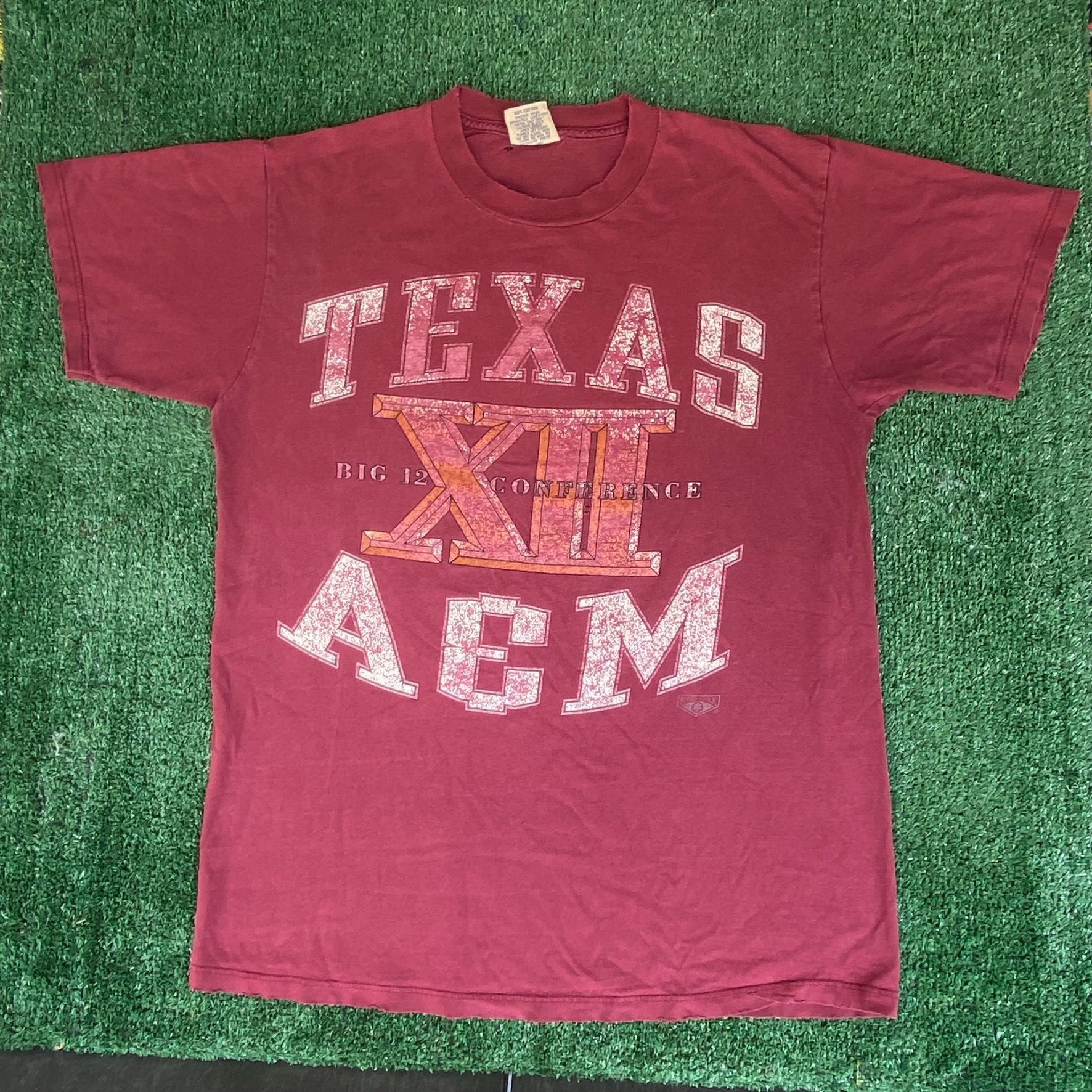 NCAA Vintage Y2K Texas A&M Shirt Red NCAA College University Tee Size US L / EU 52-54 / 3 - 1 Thumbnail