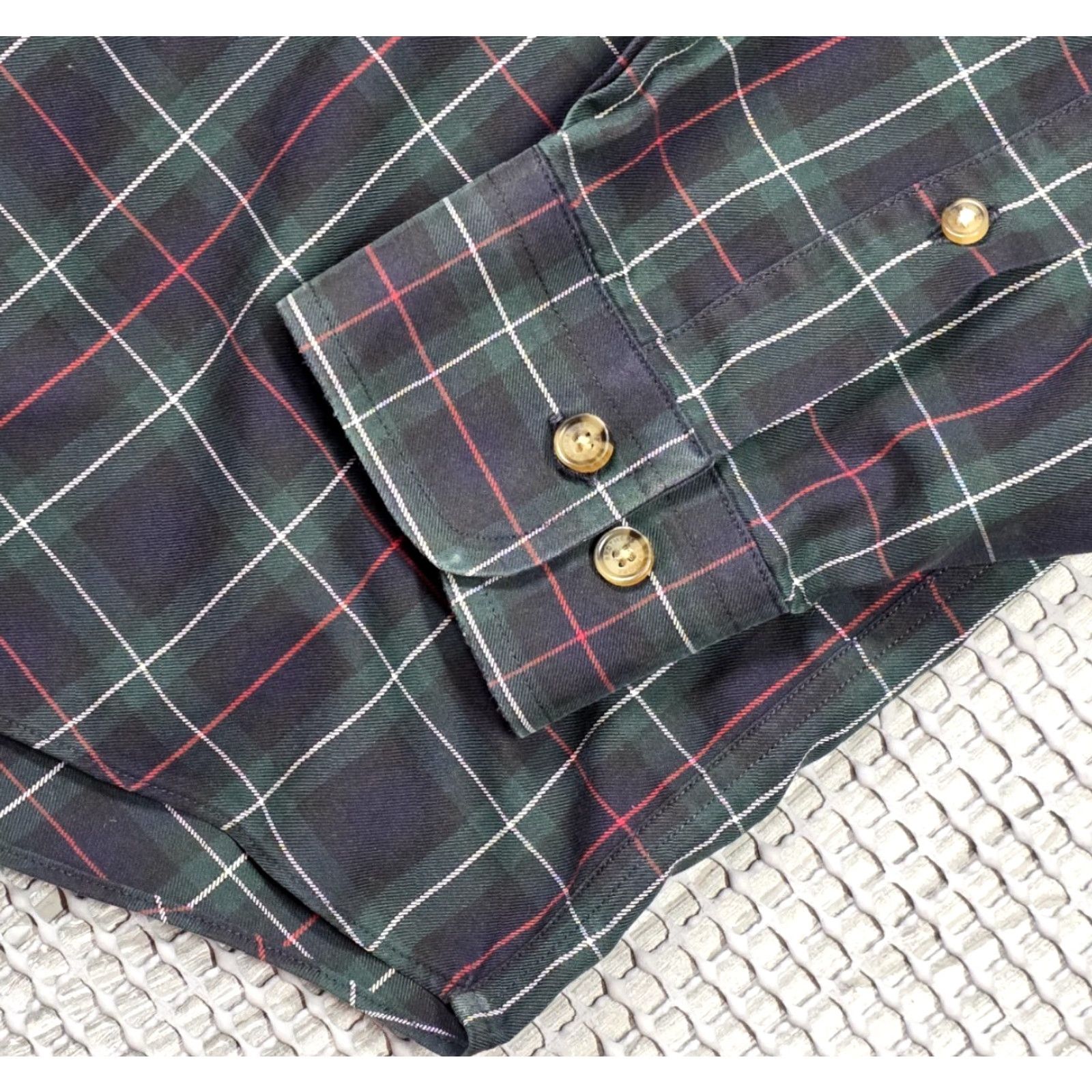 Brooks Brothers Brooks Brothers Button Up Shirt L Regular Fit Blue Plaid Long Sleeve - Men's Button-Down OCBD Oxford Office Shirt Size US L / EU 52-54 / 3 - 6 Thumbnail