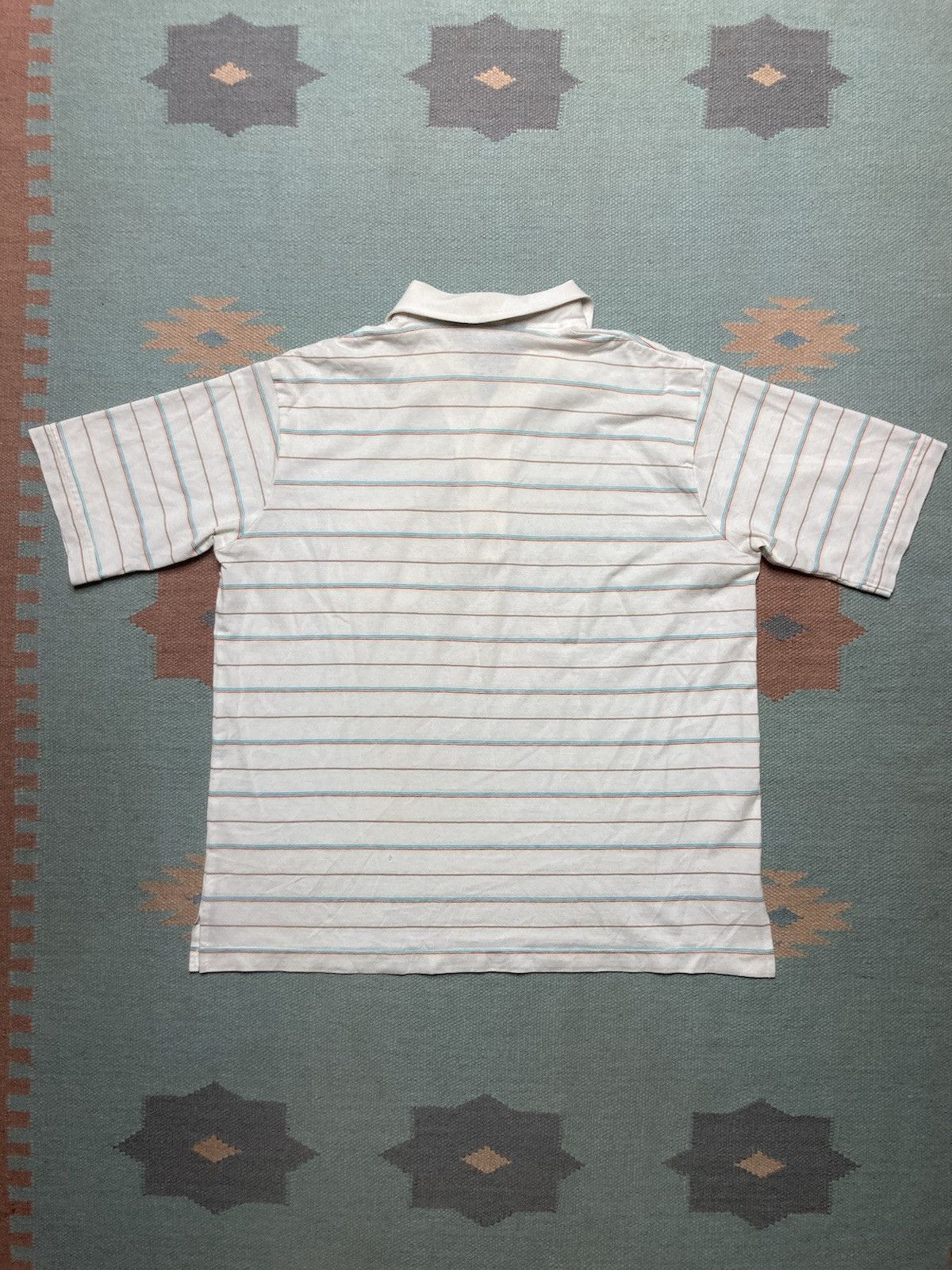 Vintage Vtg short sleeve polo shirt striped golf soft Par Four XL Size US XL / EU 56 / 4 - 8 Thumbnail