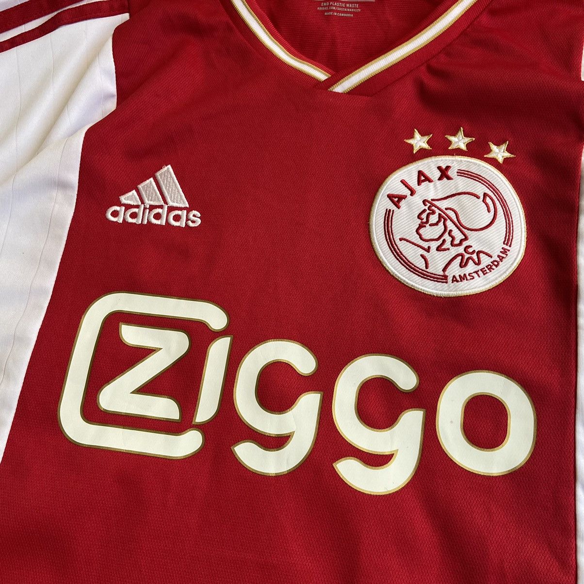 Adidas 📌 Ajax Amsterdam 2022 Home Shirt Jersey Soccer kit tee Size US M / EU 48-50 / 2 - 3 Thumbnail