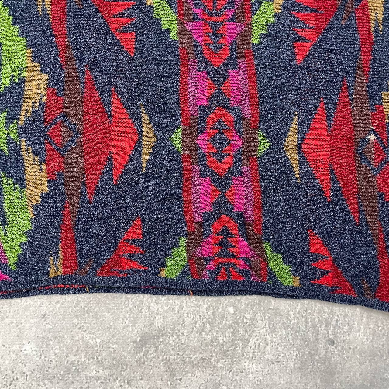 Denim & Supply Ralph Lauren Denim & Supply Ralph Lauren Aztec Pattern SS Sweater Women’s Size XS / US 0-2 / IT 36-38 - 13 Thumbnail