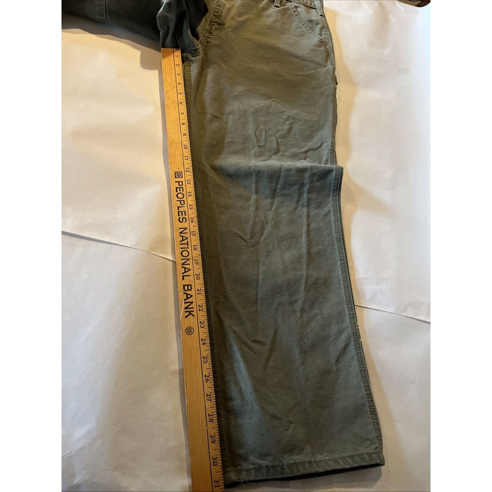 Carhartt Carhartt Men’s 38x31 Duck Canvas Carpenter Workwear Gray Size US 31 - 7 Thumbnail