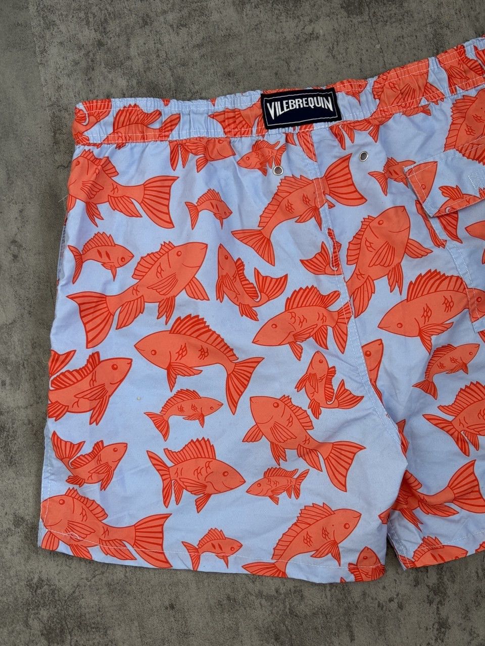Vilebrequin Vilebrequin Fish AOP Blue Orange Shorts Swim Size US 39 - 5 Thumbnail