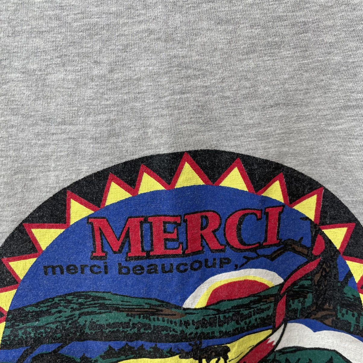 Issey Miyake 🔥🇯🇵Mercibeaucoup By Issey Miyake Graphic Raglan Tee Size US M / EU 48-50 / 2 - 6 Thumbnail